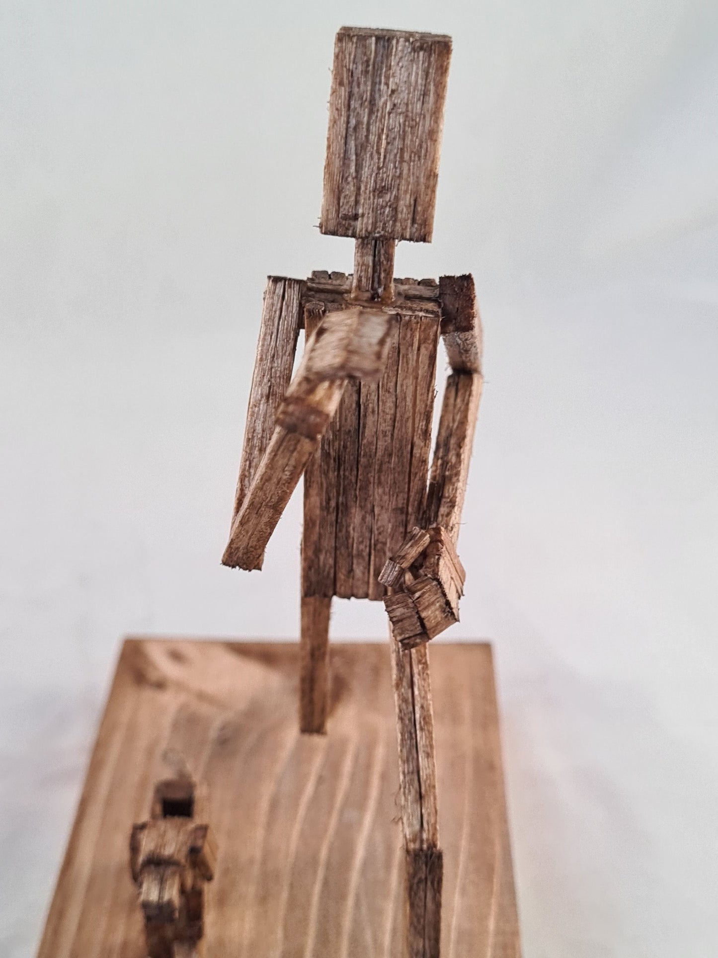 Running With Doggo - Handcrafted Wooden Matchstick Figures - Gifts, Ornaments and Decor By Tiggidy Designs