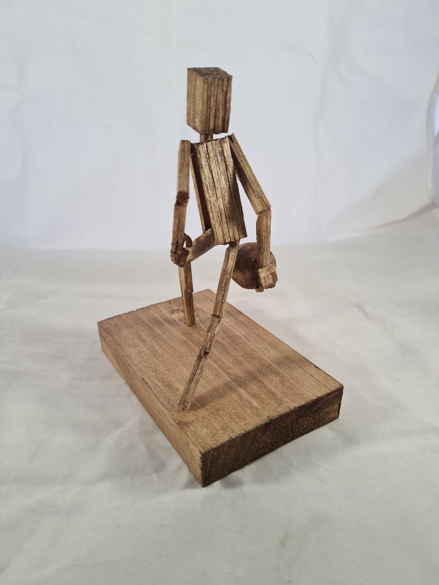 Bowler - Handcrafted Wooden Matchstick Figures - Gifts, Ornaments and Decor By Tiggidy Designs