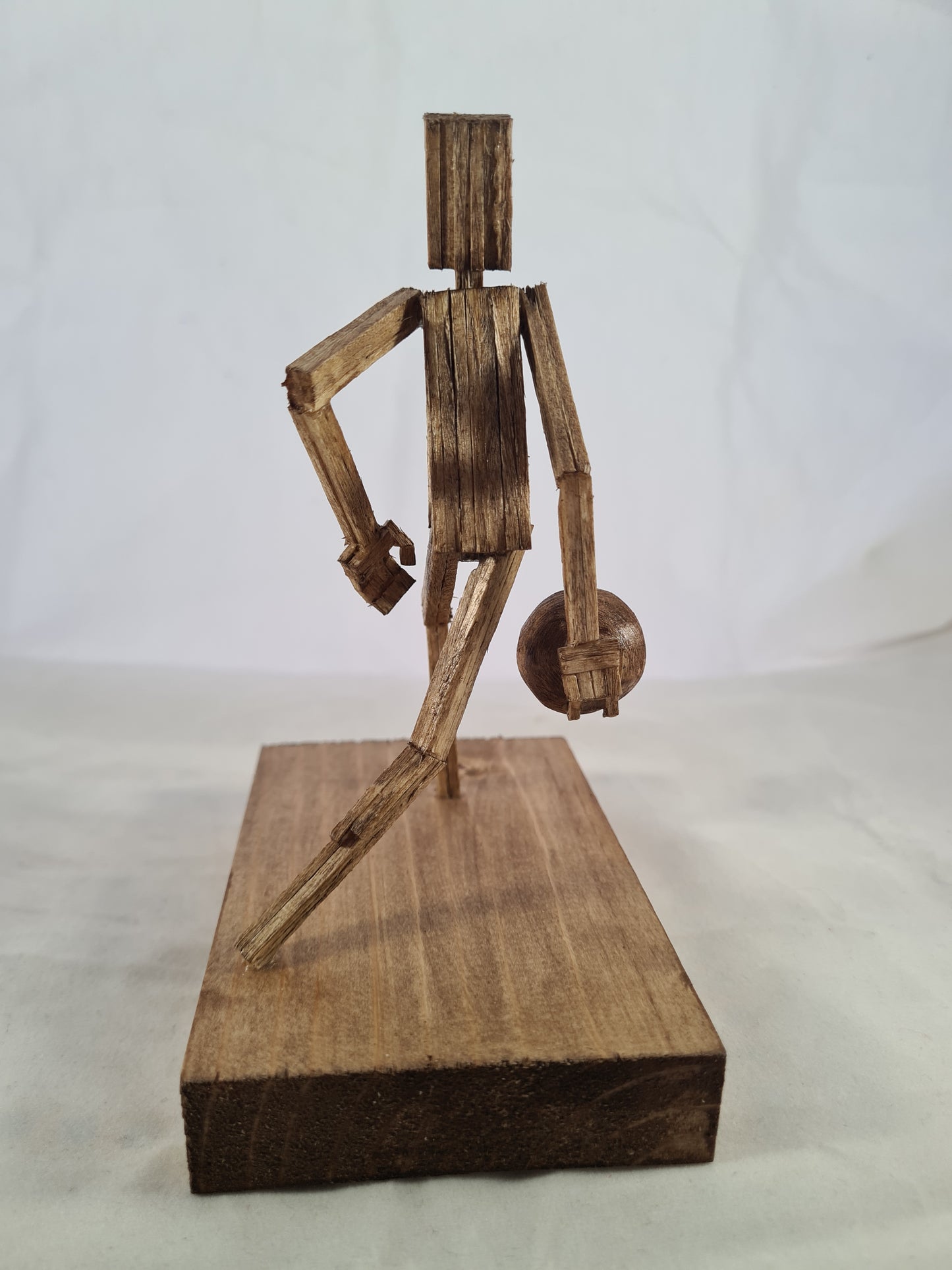 Bowler - Handcrafted Wooden Matchstick Figures - Gifts, Ornaments and Decor By Tiggidy Designs
