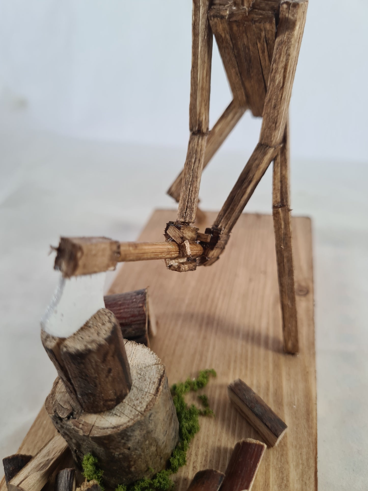 Lumberjack - Handcrafted Wooden Matchstick Figures - Gifts, Ornaments and Decor By Tiggidy Designs