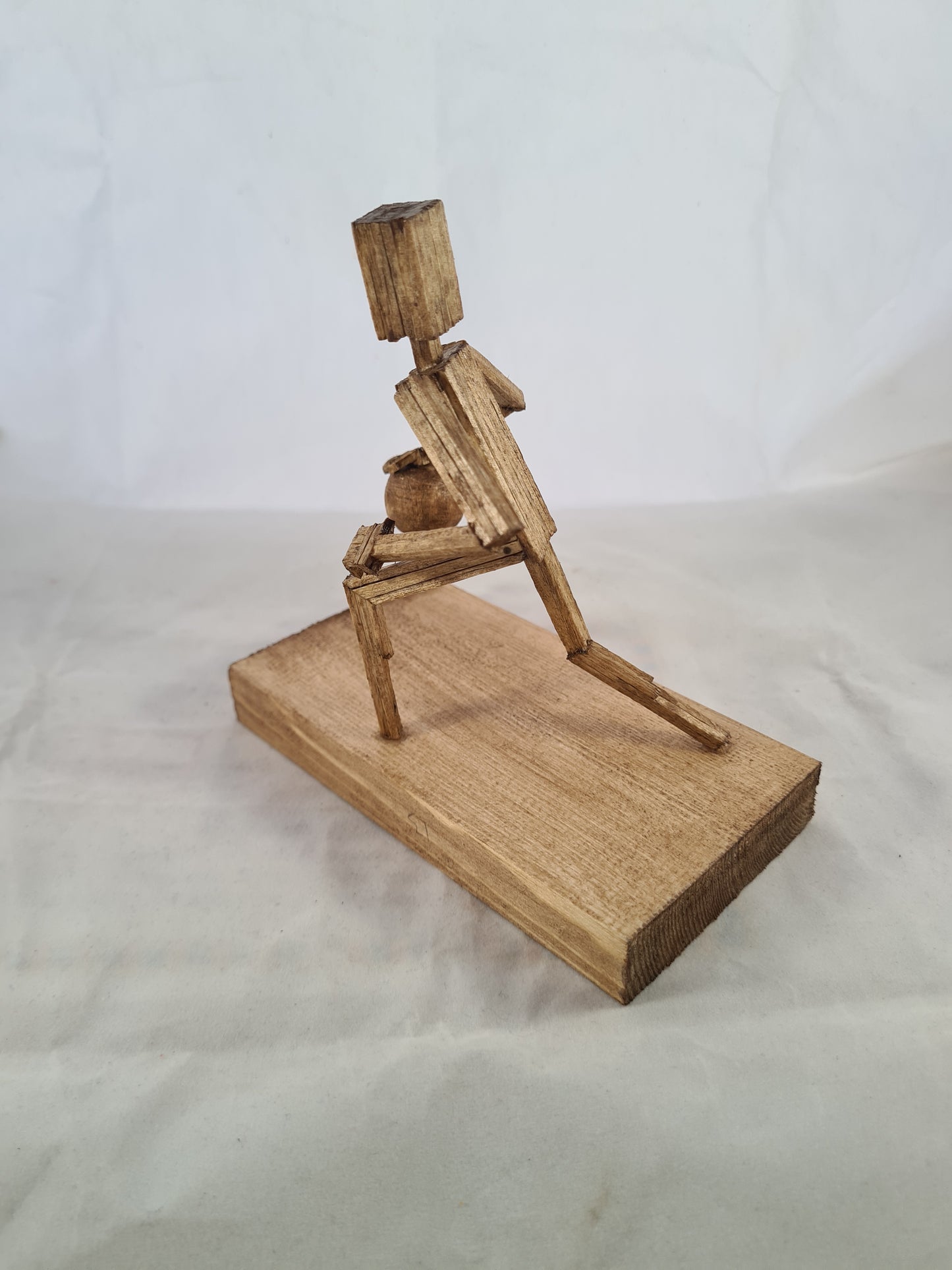 Basketballer - Handcrafted Wooden Matchstick Figures - Gifts, Ornaments and Decor By Tiggidy Designs