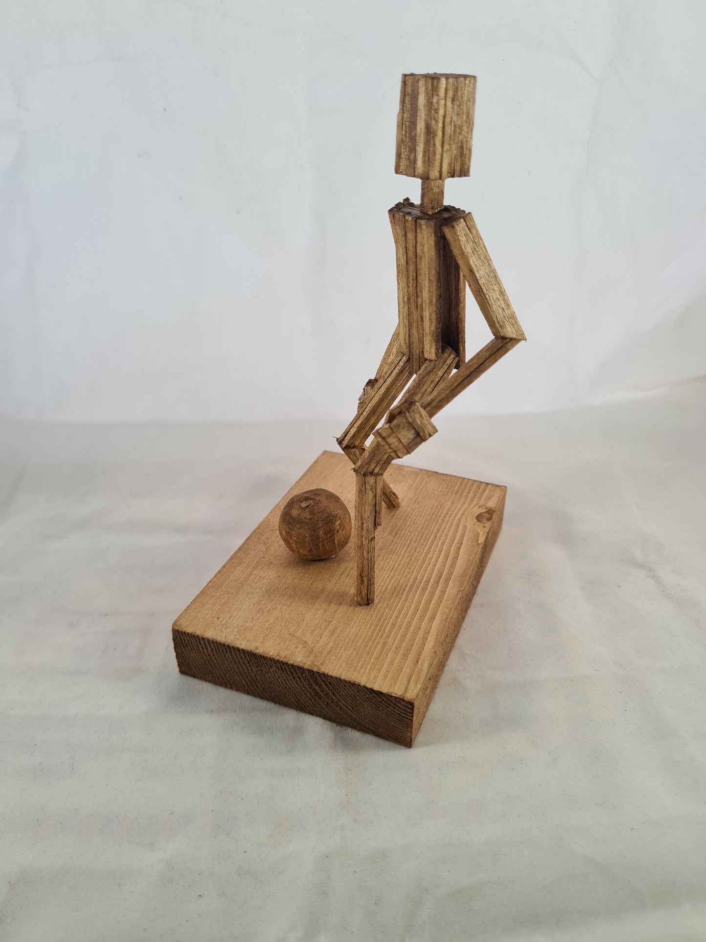 Footballer - Handcrafted Wooden Matchstick Figures - Gifts, Ornaments and Decor By Tiggidy Designs