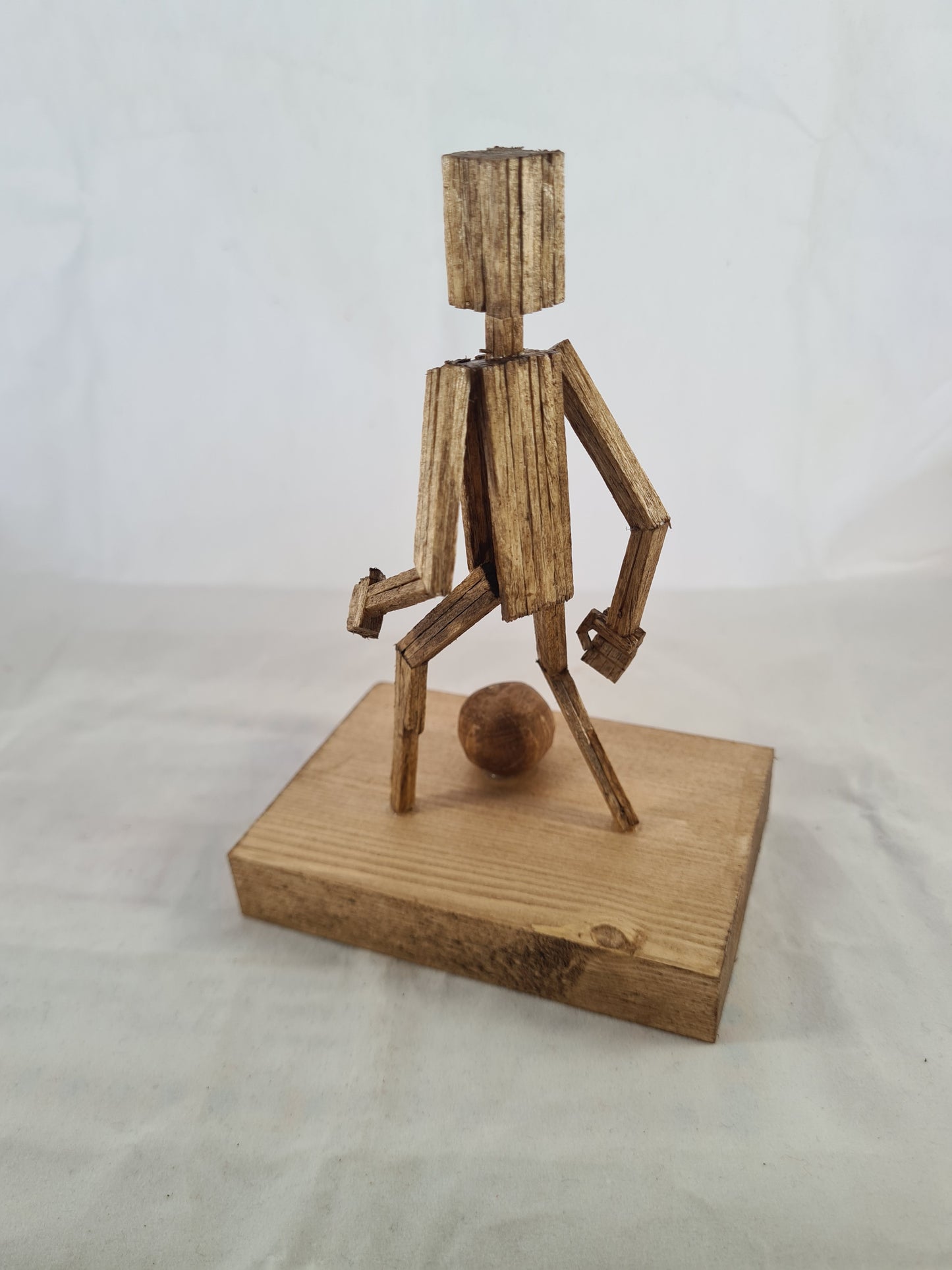 Footballer - Handcrafted Wooden Matchstick Figures - Gifts, Ornaments and Decor By Tiggidy Designs
