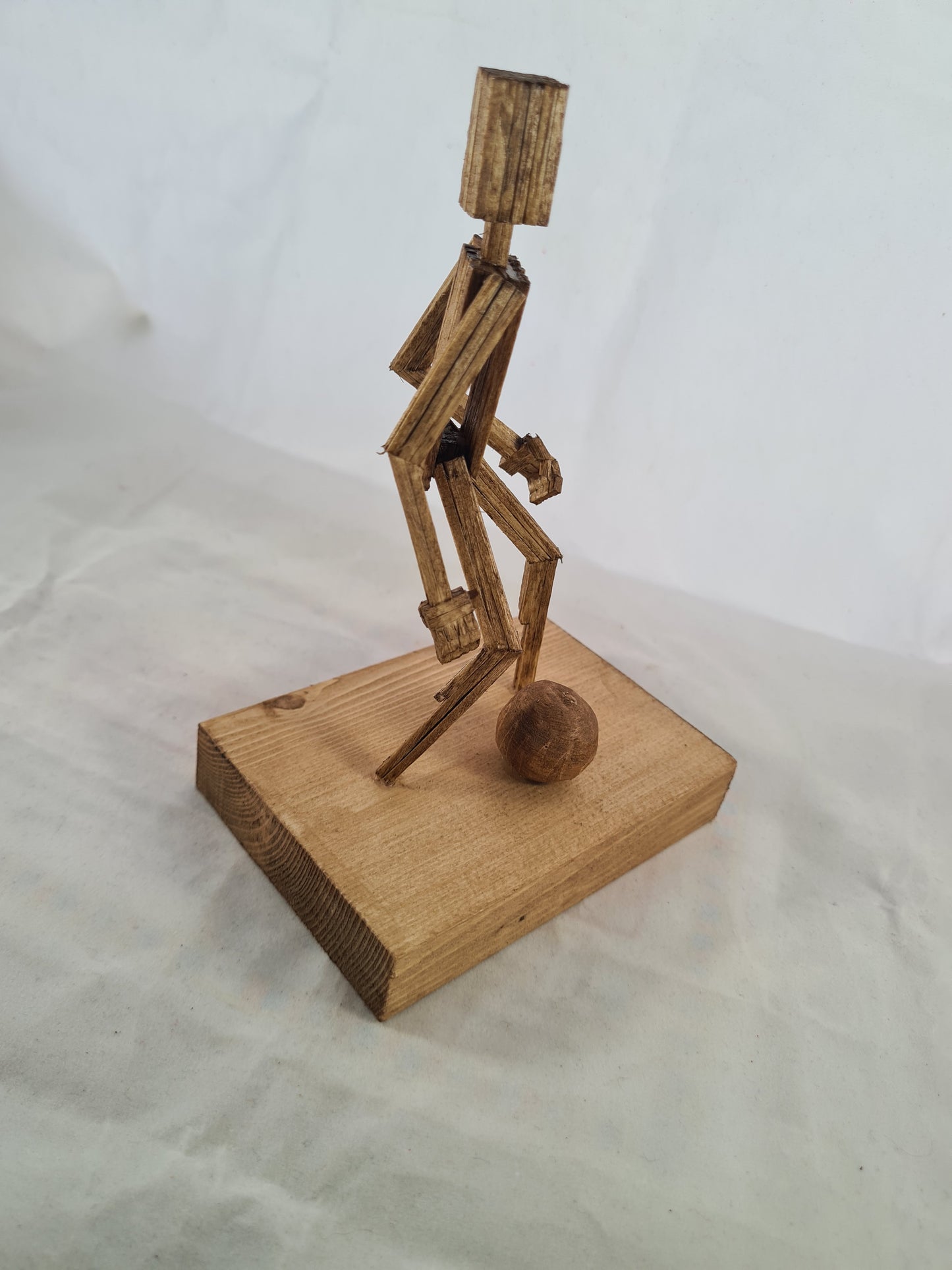 Footballer - Handcrafted Wooden Matchstick Figures - Gifts, Ornaments and Decor By Tiggidy Designs