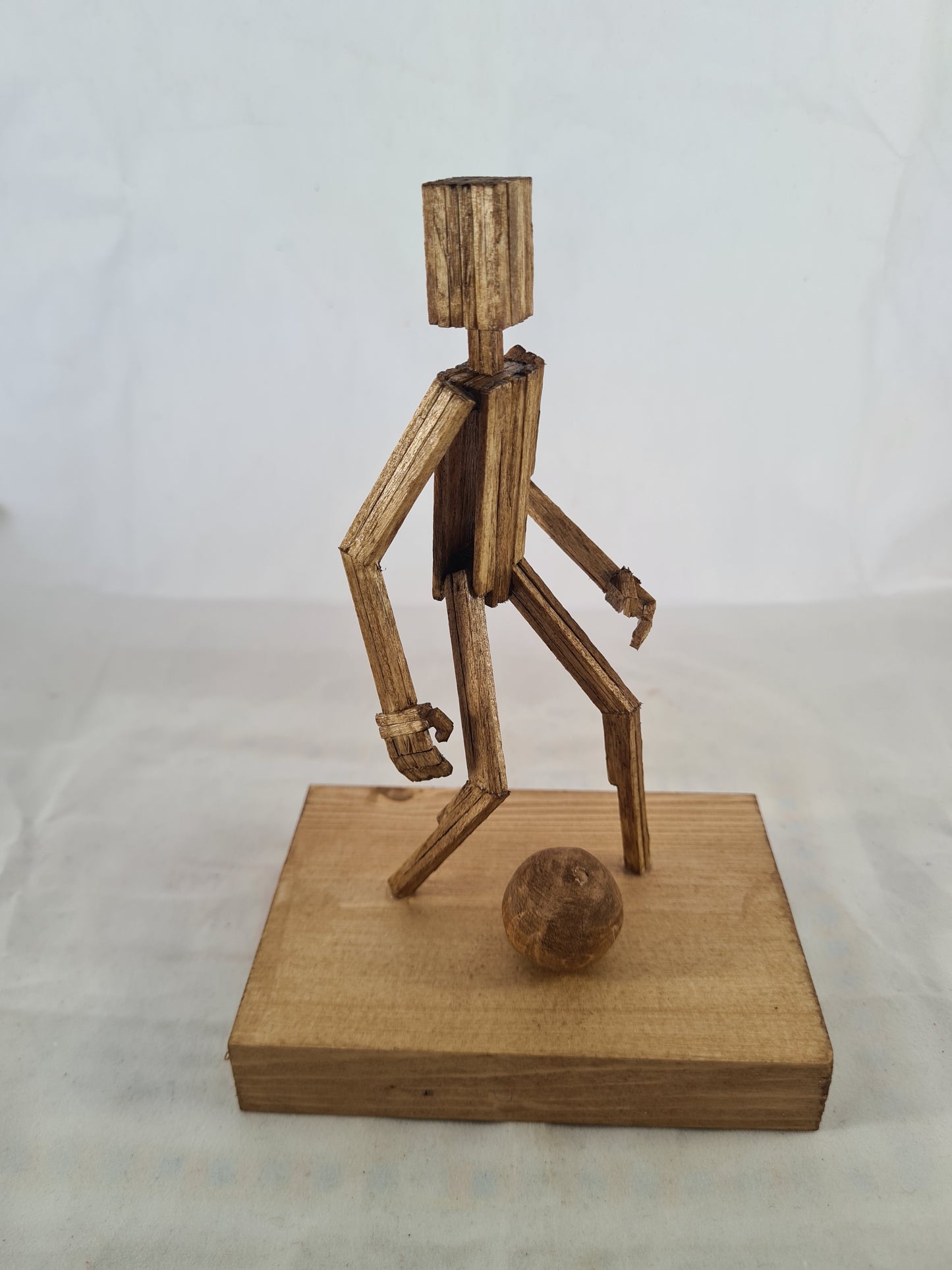 Footballer - Handcrafted Wooden Matchstick Figures - Gifts, Ornaments and Decor By Tiggidy Designs