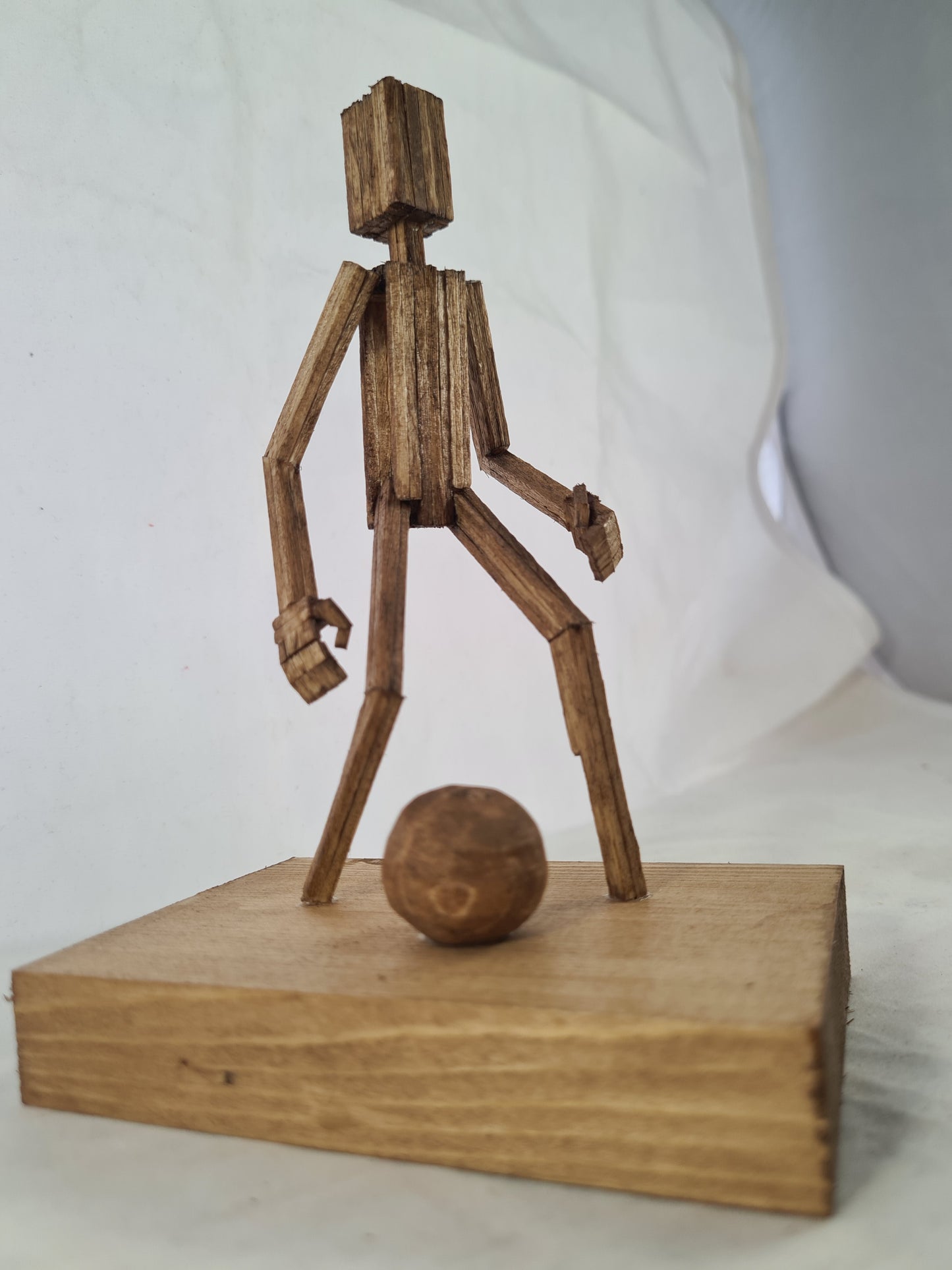 Footballer - Handcrafted Wooden Matchstick Figures - Gifts, Ornaments and Decor By Tiggidy Designs