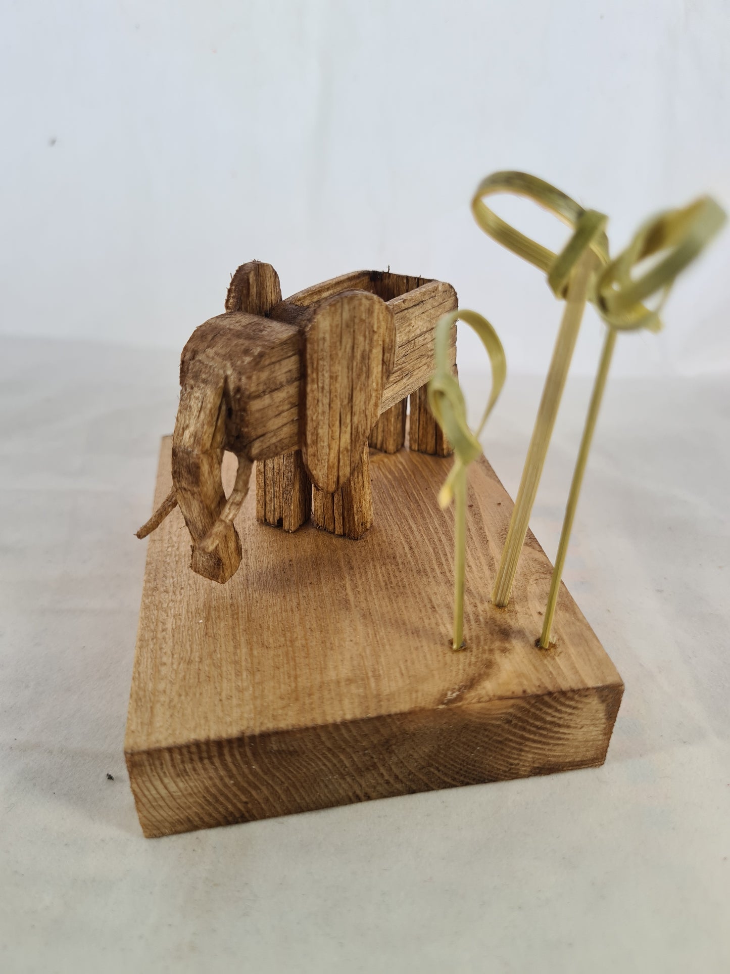 Trunktastic Elephant - Handcrafted Wooden Matchstick Figures - Gifts, Ornaments and Decor By Tiggidy Designs