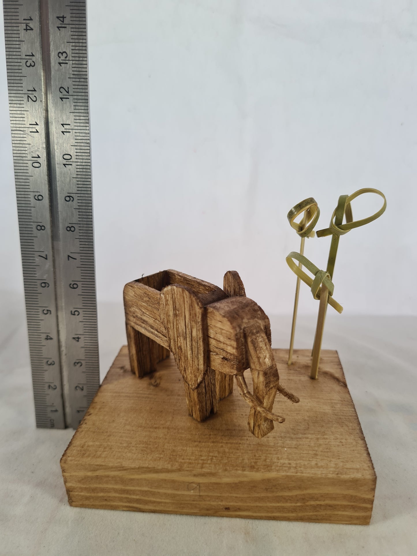 Trunktastic Elephant - Handcrafted Wooden Matchstick Figures - Gifts, Ornaments and Decor By Tiggidy Designs