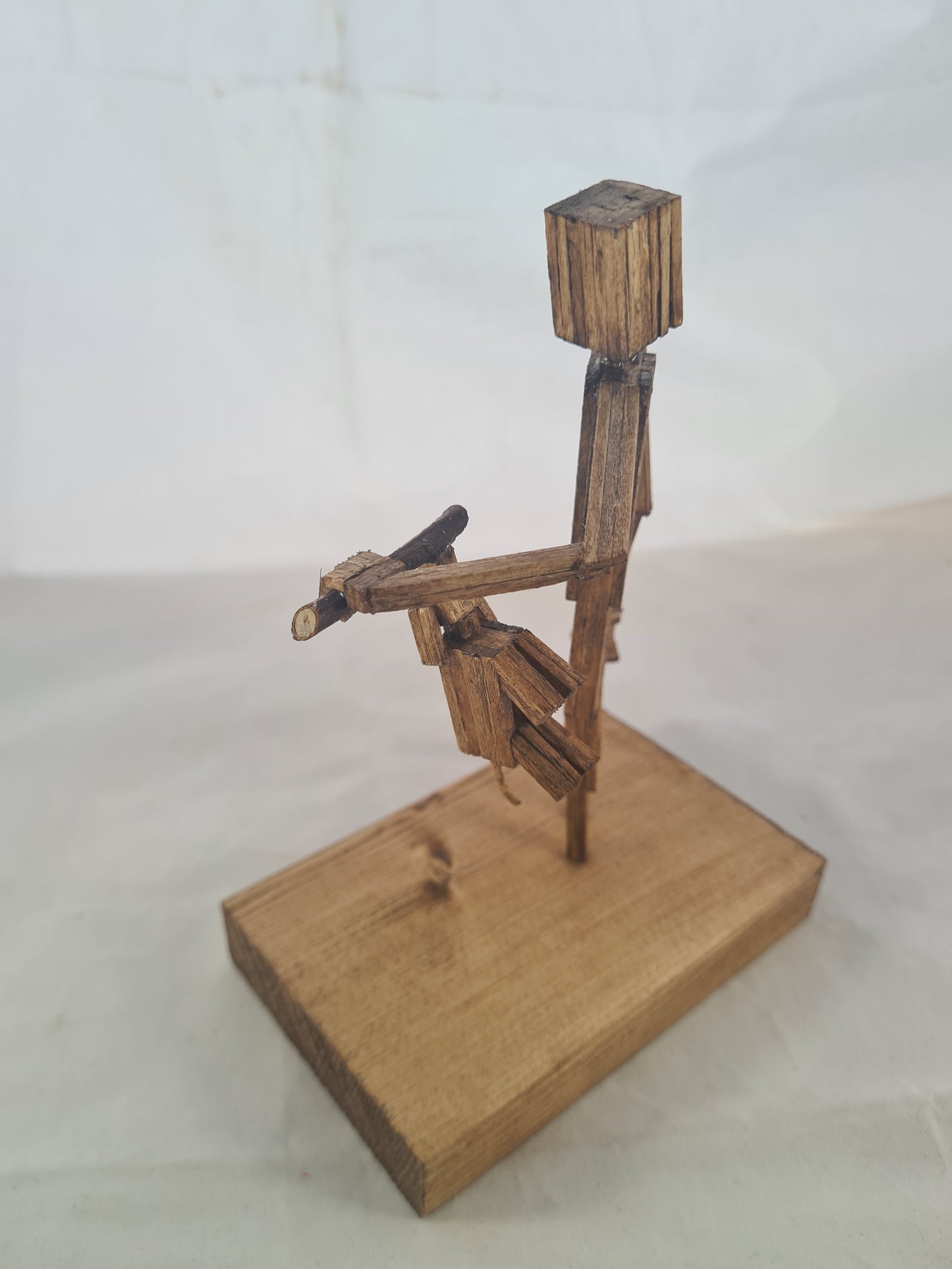 Dog On A Stick - Handcrafted Wooden Matchstick Figures - Gifts, Ornaments and Decor By Tiggidy Designs