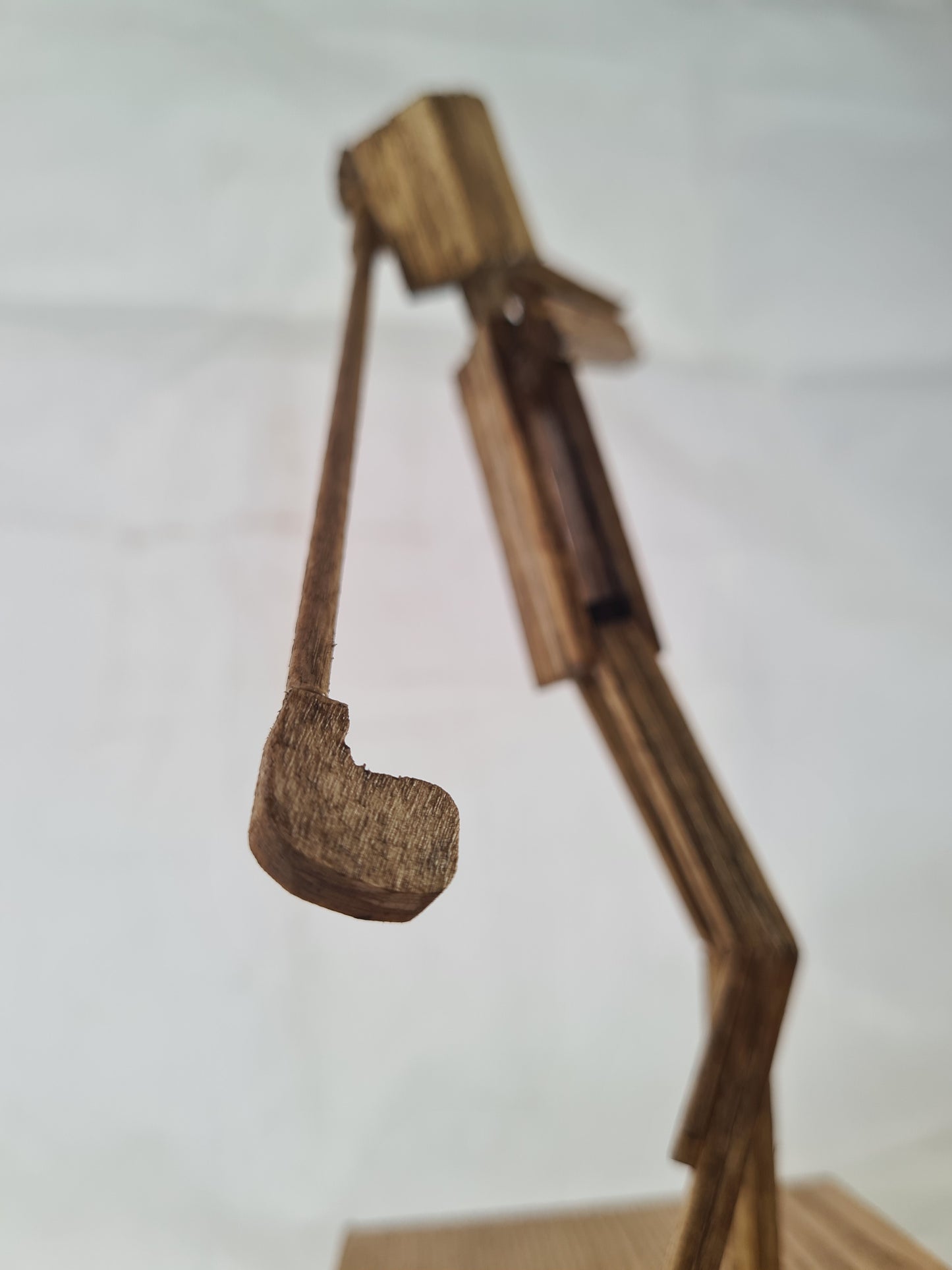 Golfer - Handcrafted Wooden Matchstick Figures - Gifts, Ornaments and Decor By Tiggidy Designs