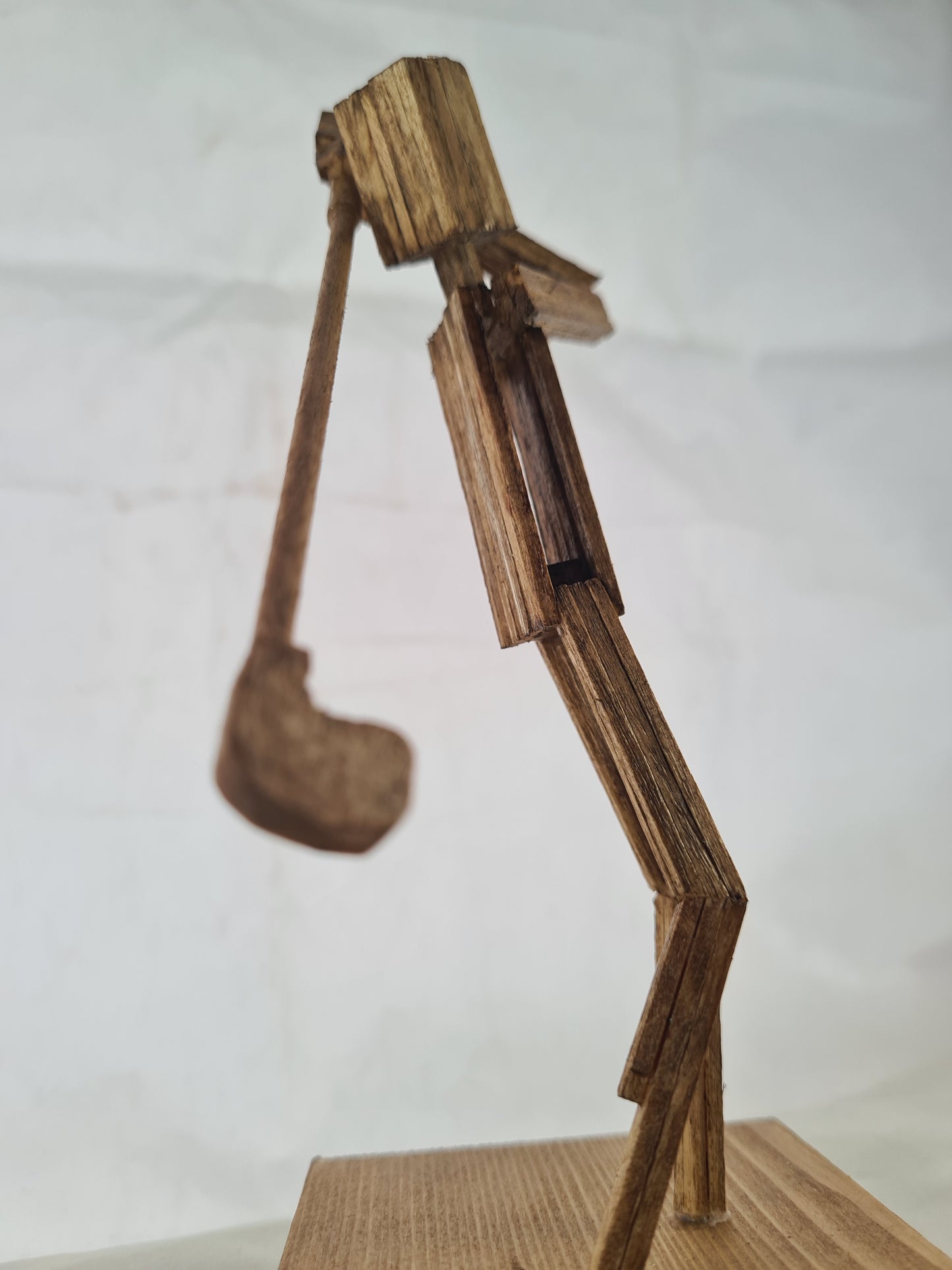 Golfer - Handcrafted Wooden Matchstick Figures - Gifts, Ornaments and Decor By Tiggidy Designs