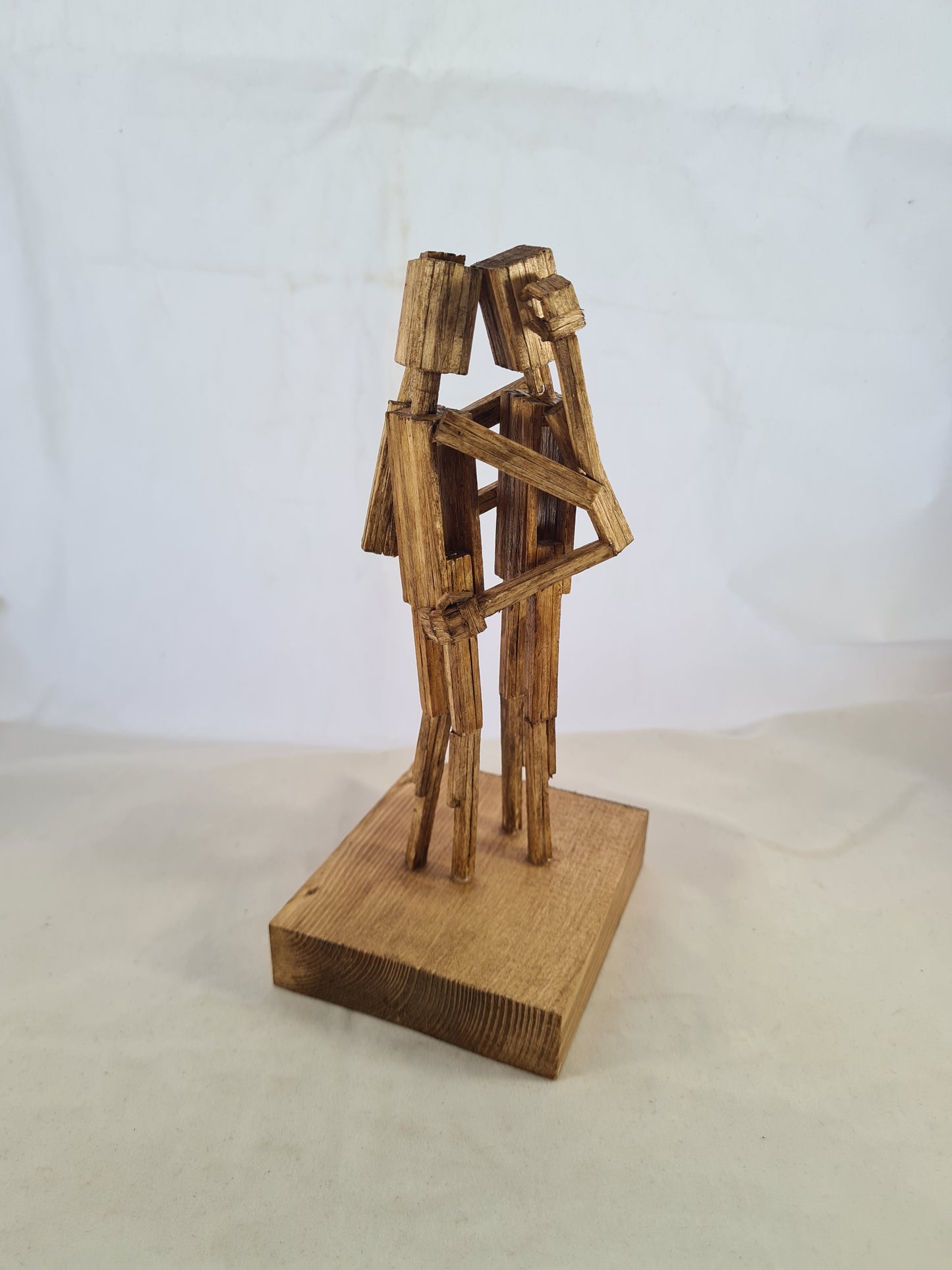 Embraced - Handcrafted Wooden Matchstick Figures - Gifts, Ornaments and Decor By Tiggidy Designs