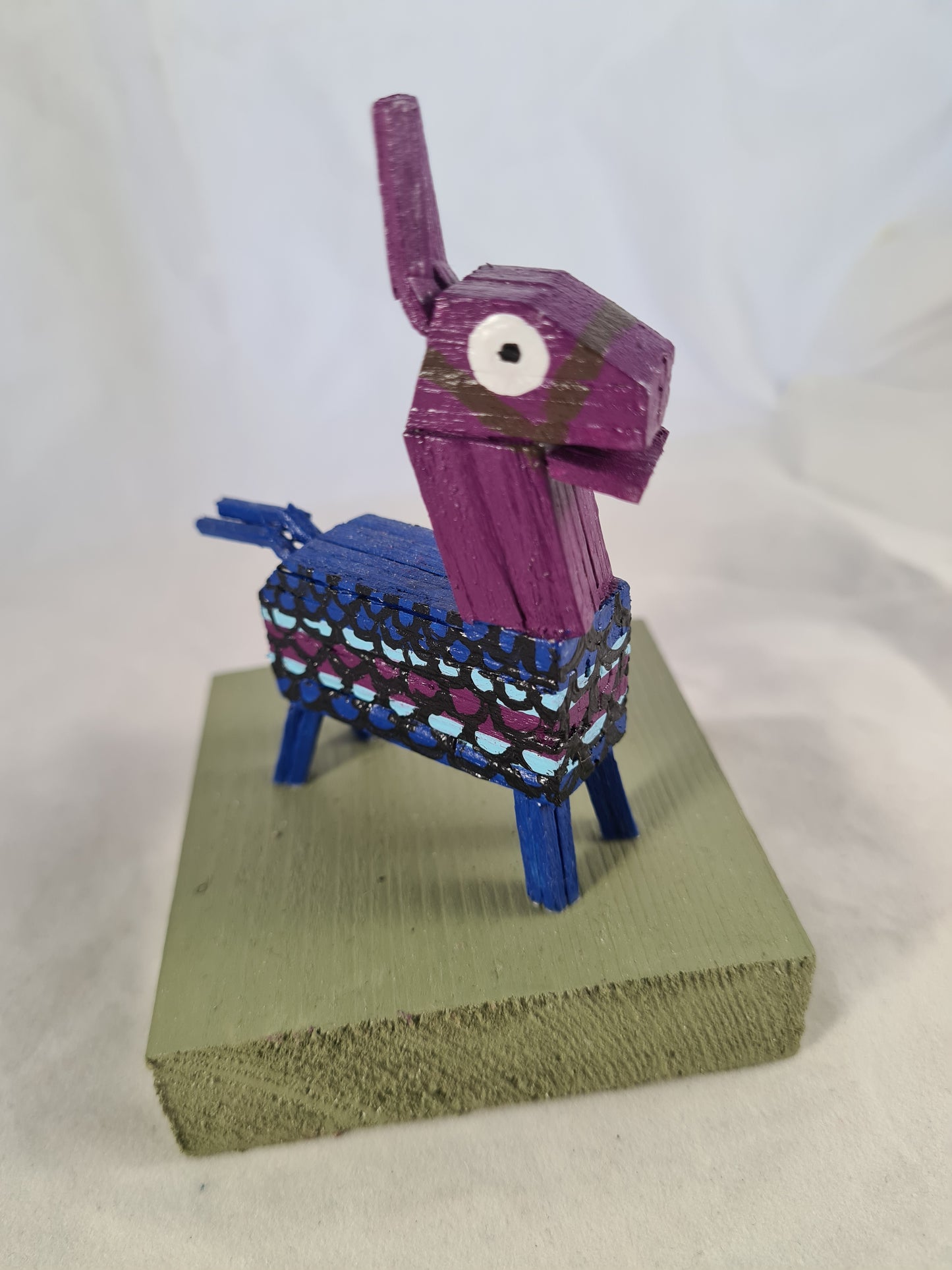 Loot Llama - Handcrafted Wooden Matchstick Figures - Gifts, Ornaments and Decor By Tiggidy Designs