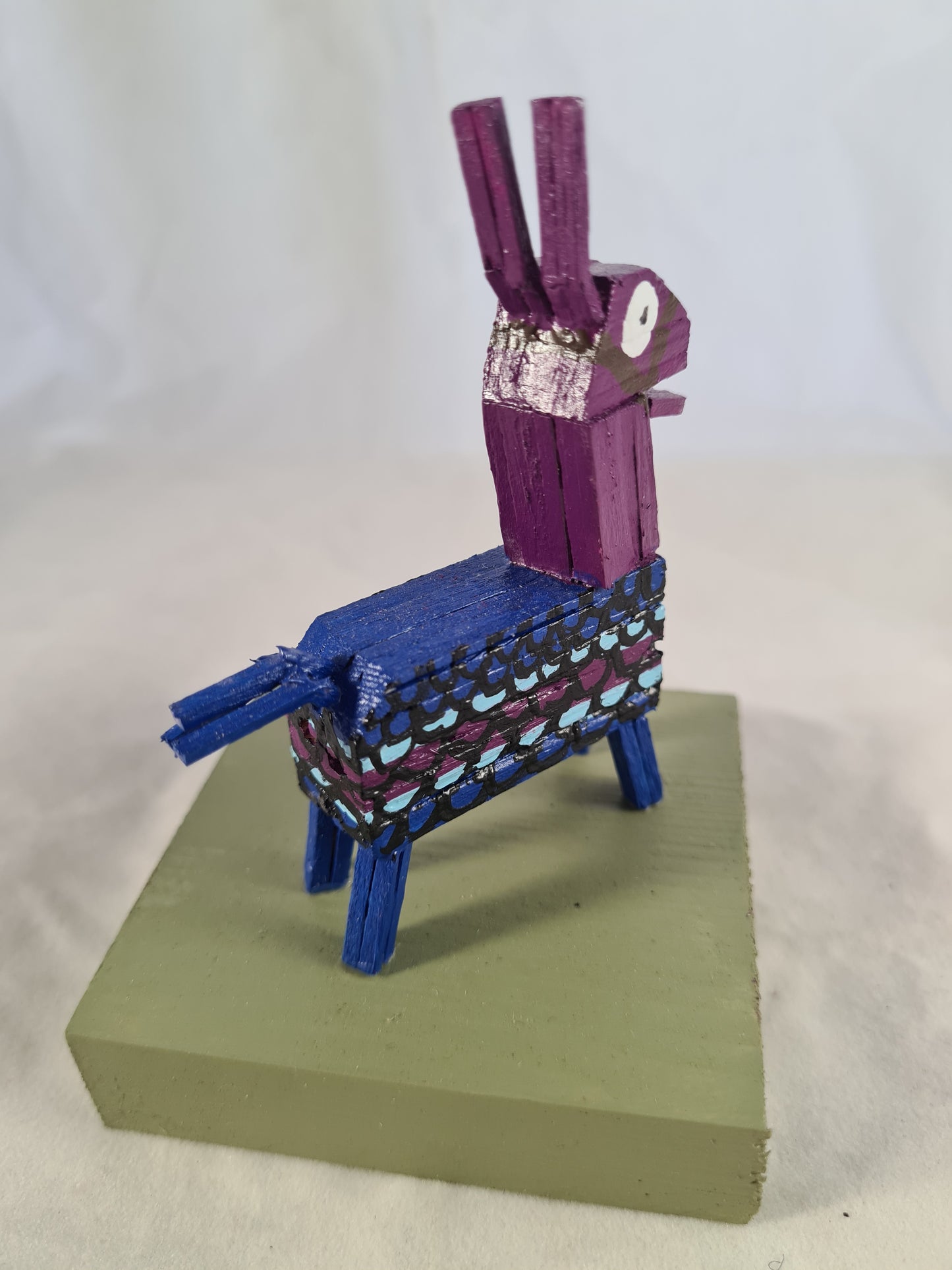 Loot Llama - Handcrafted Wooden Matchstick Figures - Gifts, Ornaments and Decor By Tiggidy Designs