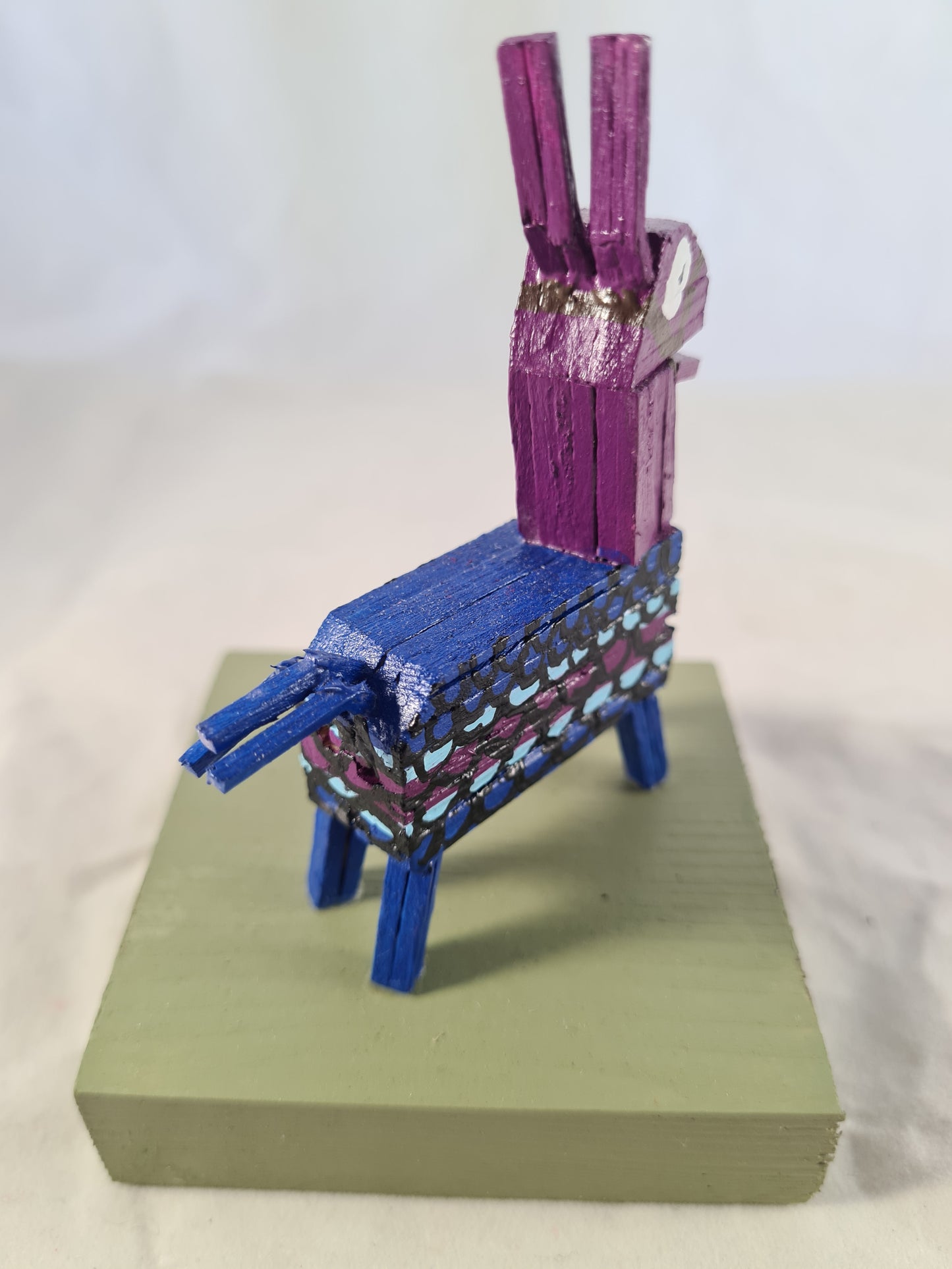 Loot Llama - Handcrafted Wooden Matchstick Figures - Gifts, Ornaments and Decor By Tiggidy Designs