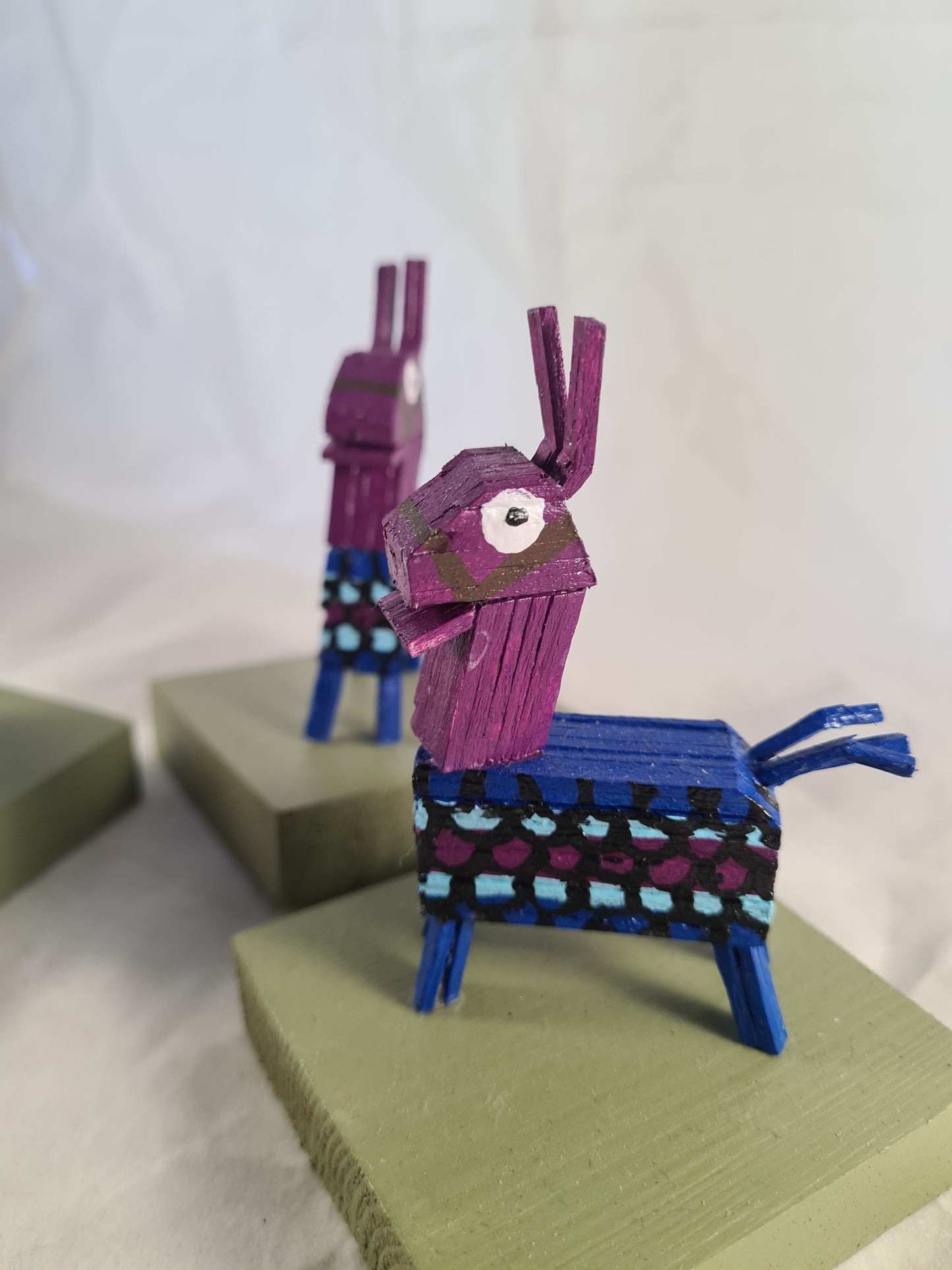 Loot Llama - Handcrafted Wooden Matchstick Figures - Gifts, Ornaments and Decor By Tiggidy Designs
