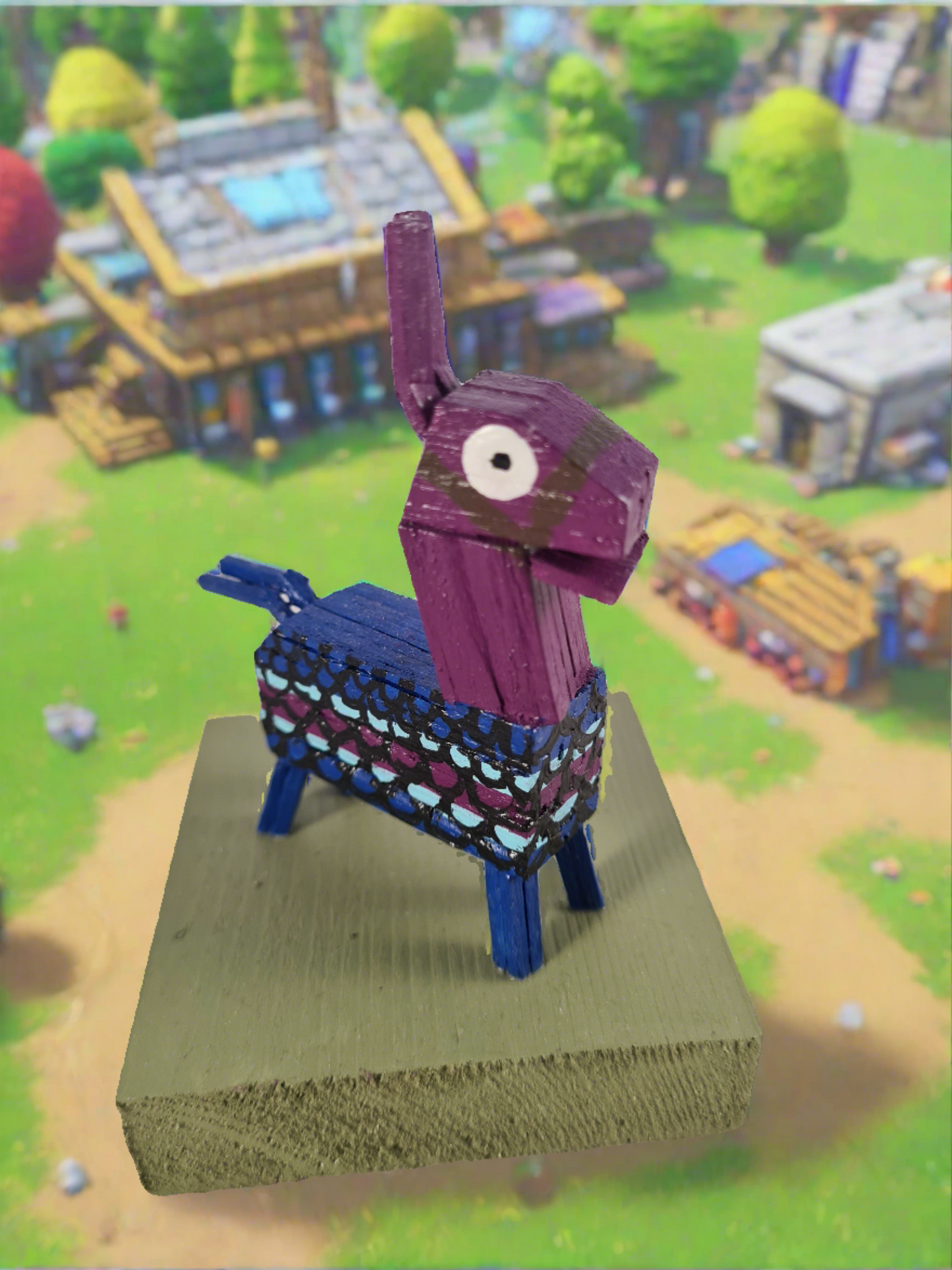 Loot Llama - Handcrafted Wooden Matchstick Figures - Gifts, Ornaments and Decor By Tiggidy Designs