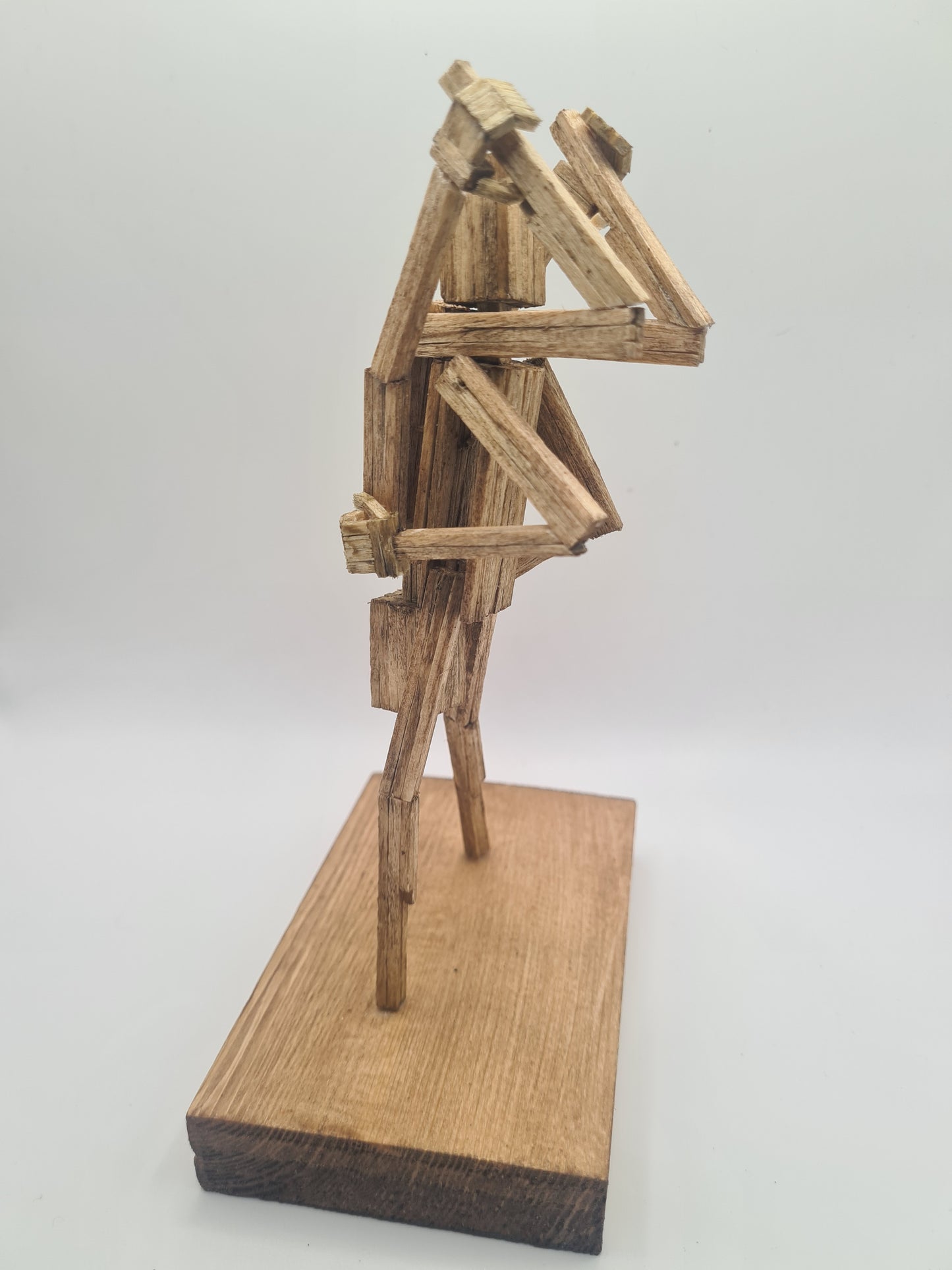 Standing 69 - Handcrafted Wooden Matchstick Figures - Gifts, Ornaments and Decor By Tiggidy Designs