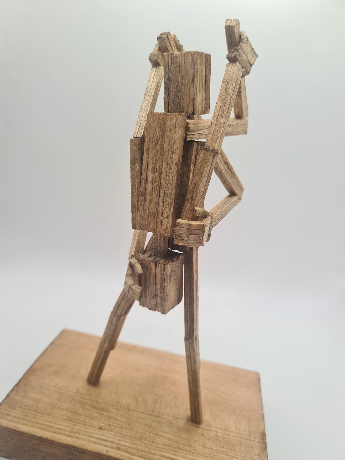 Standing 69 - Handcrafted Wooden Matchstick Figures - Gifts, Ornaments and Decor By Tiggidy Designs