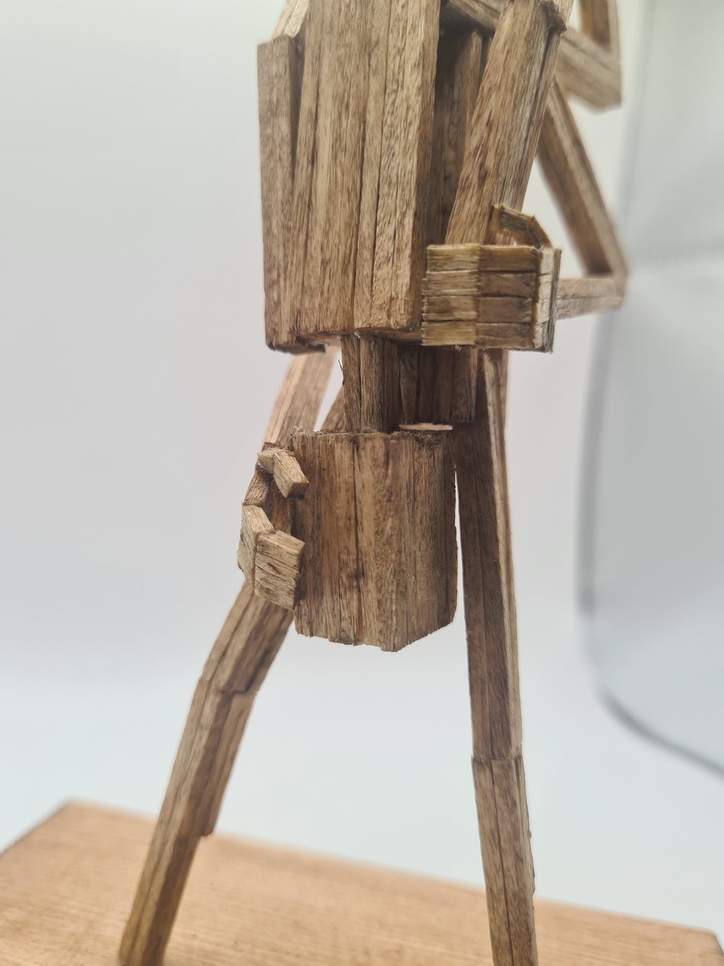 Standing 69 - Handcrafted Wooden Matchstick Figures - Gifts, Ornaments and Decor By Tiggidy Designs
