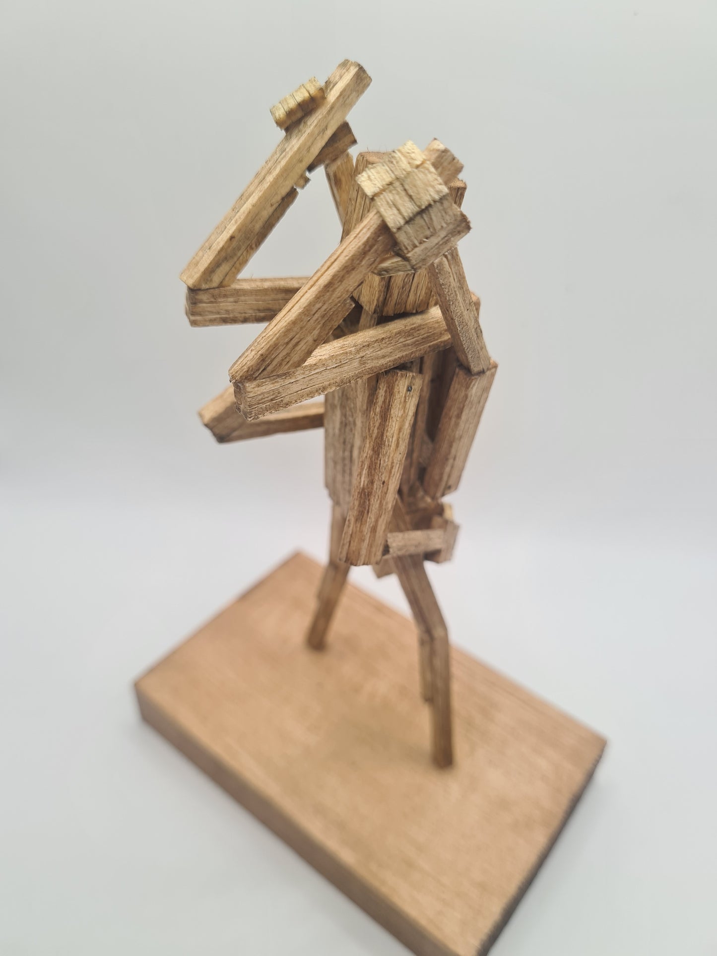 Standing 69 - Handcrafted Wooden Matchstick Figures - Gifts, Ornaments and Decor By Tiggidy Designs