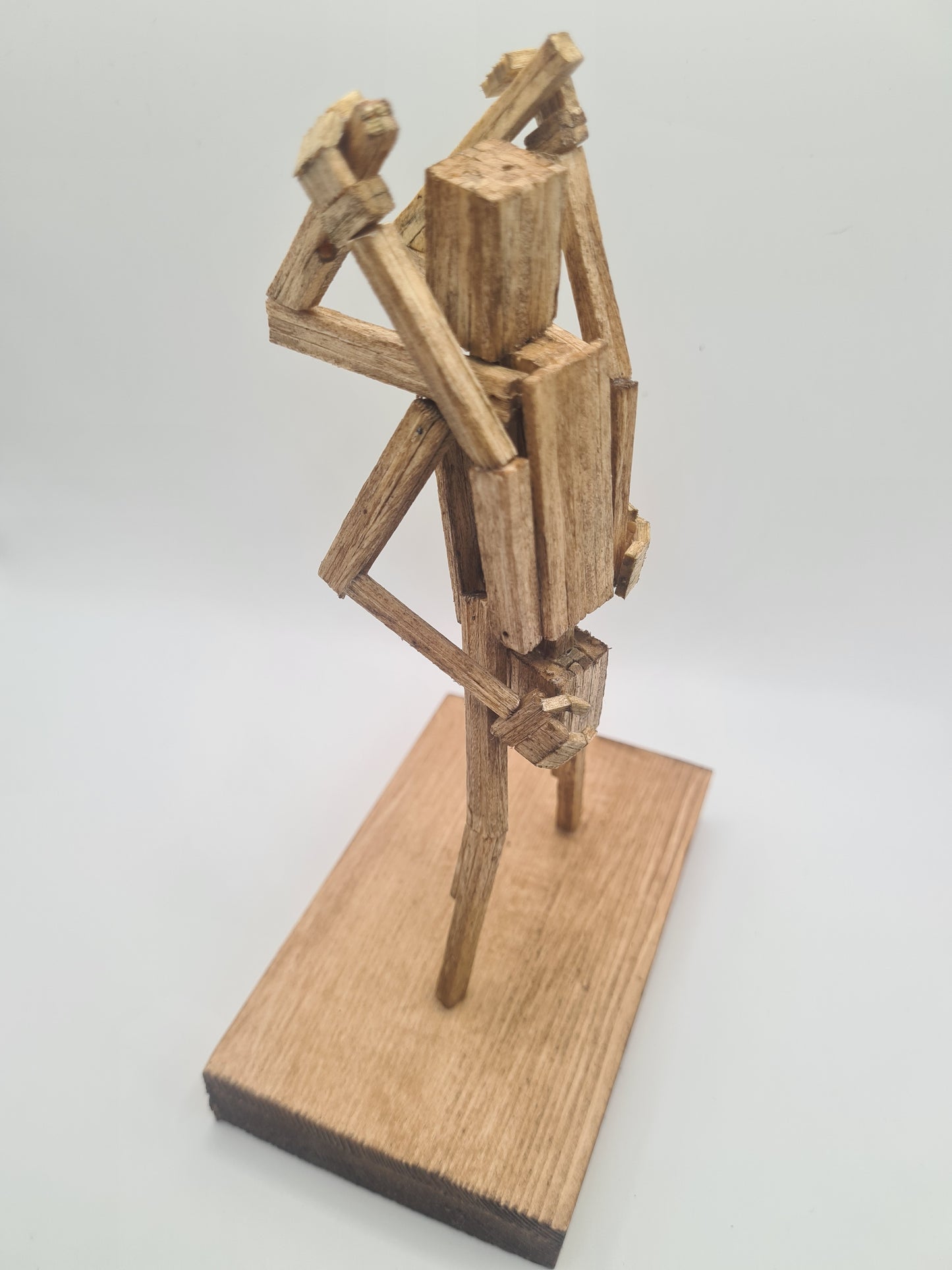 Standing 69 - Handcrafted Wooden Matchstick Figures - Gifts, Ornaments and Decor By Tiggidy Designs