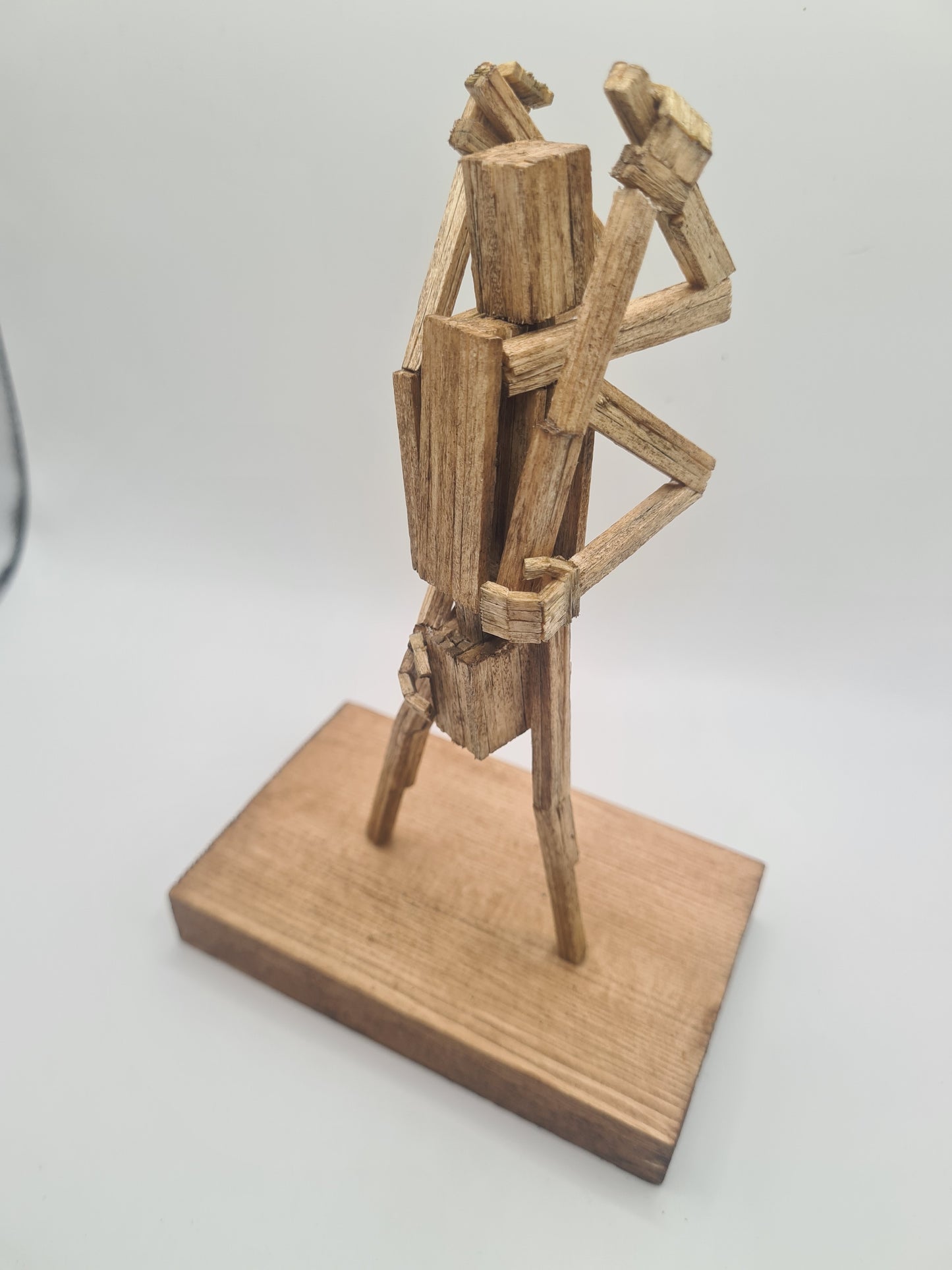 Standing 69 - Handcrafted Wooden Matchstick Figures - Gifts, Ornaments and Decor By Tiggidy Designs