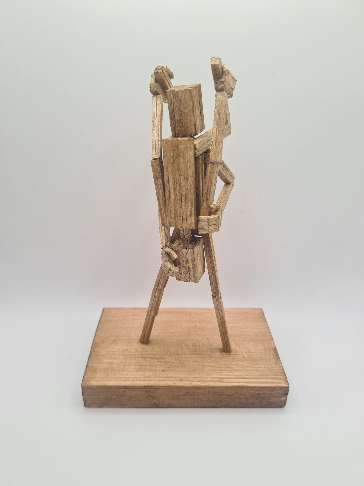 Standing 69 - Handcrafted Wooden Matchstick Figures - Gifts, Ornaments and Decor By Tiggidy Designs