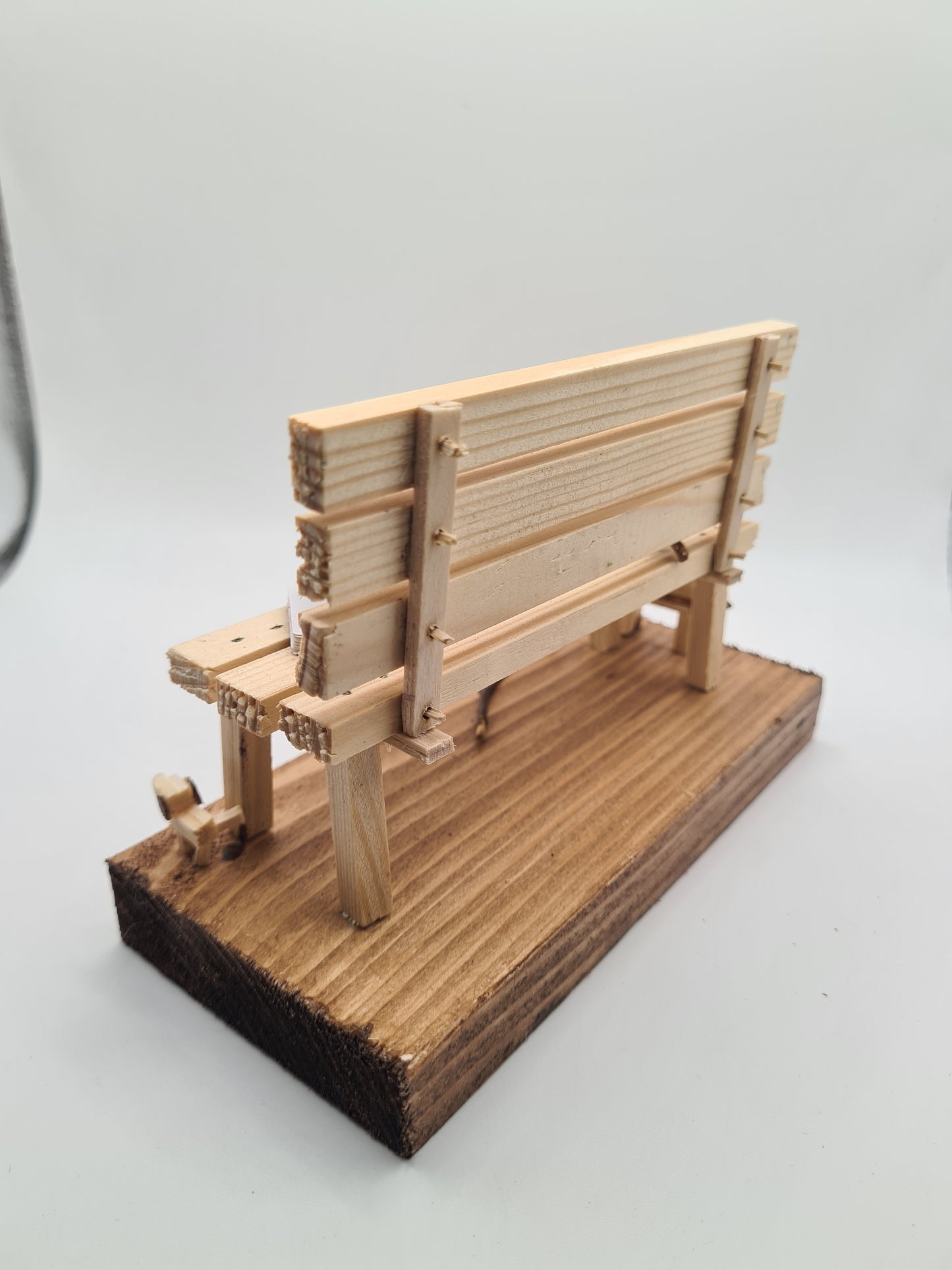 Doggos Take Over The Bench - Handcrafted Wooden Matchstick Figures - Gifts, Ornaments and Decor By Tiggidy Designs