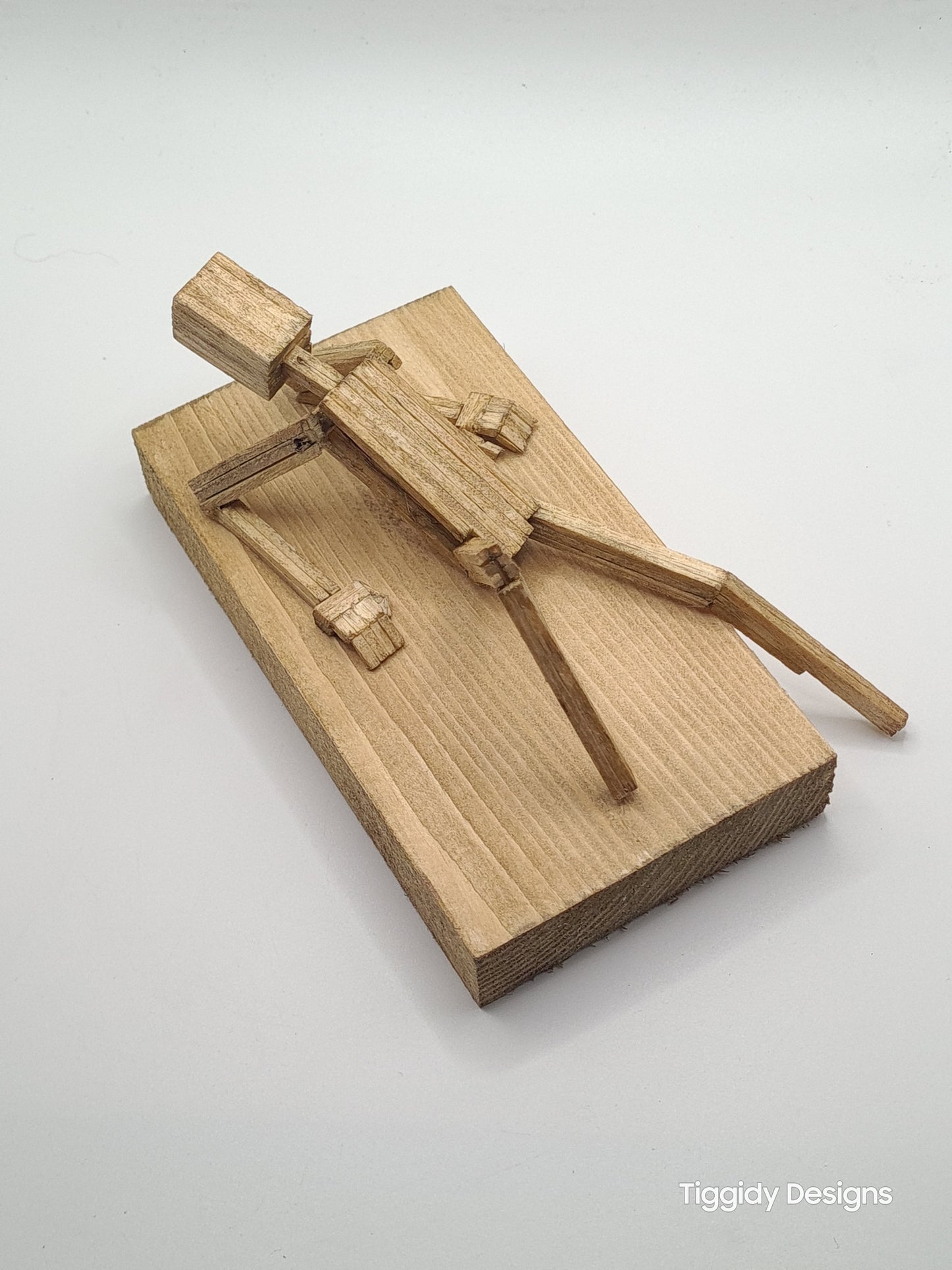 Lazy Days, Chillin' In The Sun - Handcrafted Wooden Matchstick Figures - Gifts, Ornaments and Decor By Tiggidy Designs