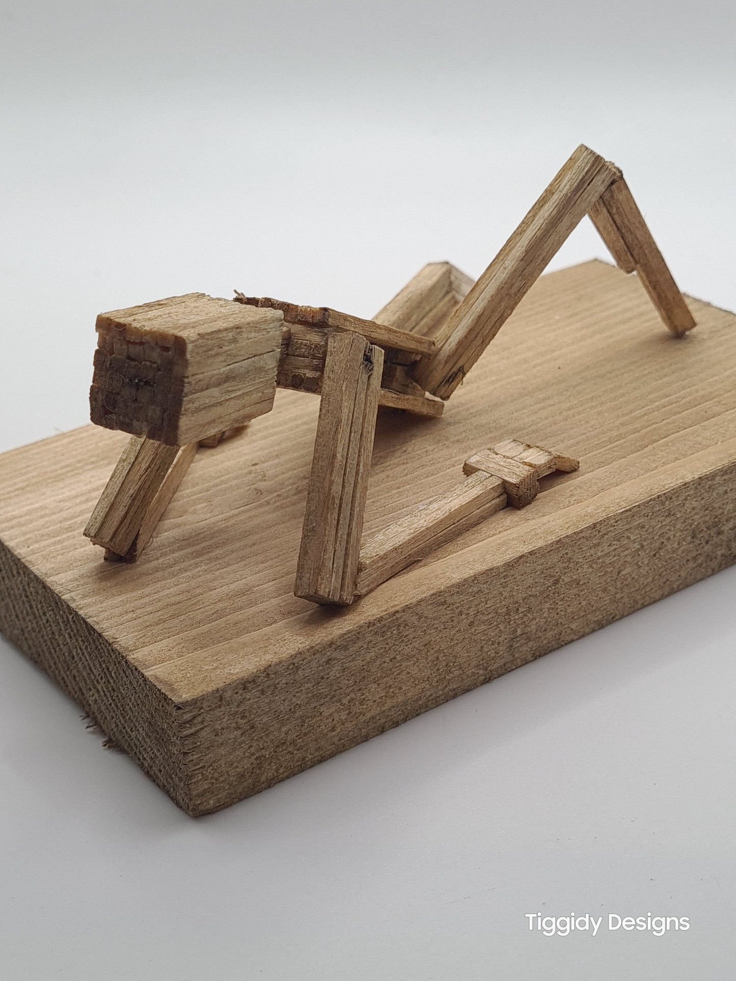 Lazy Days, Chillin' In The Sun - Handcrafted Wooden Matchstick Figures - Gifts, Ornaments and Decor By Tiggidy Designs