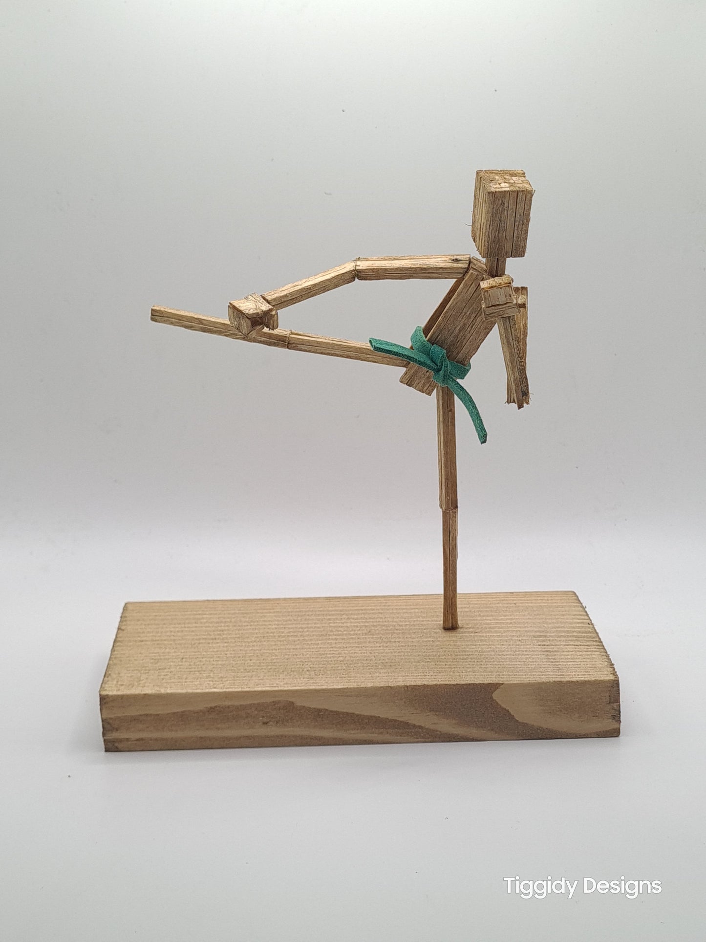 Side Kick - Handcrafted Wooden Matchstick Figures - Gifts, Ornaments and Decor By Tiggidy Designs