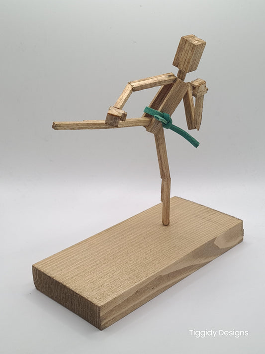 Side Kick - Handcrafted Wooden Matchstick Figures - Gifts, Ornaments and Decor By Tiggidy Designs