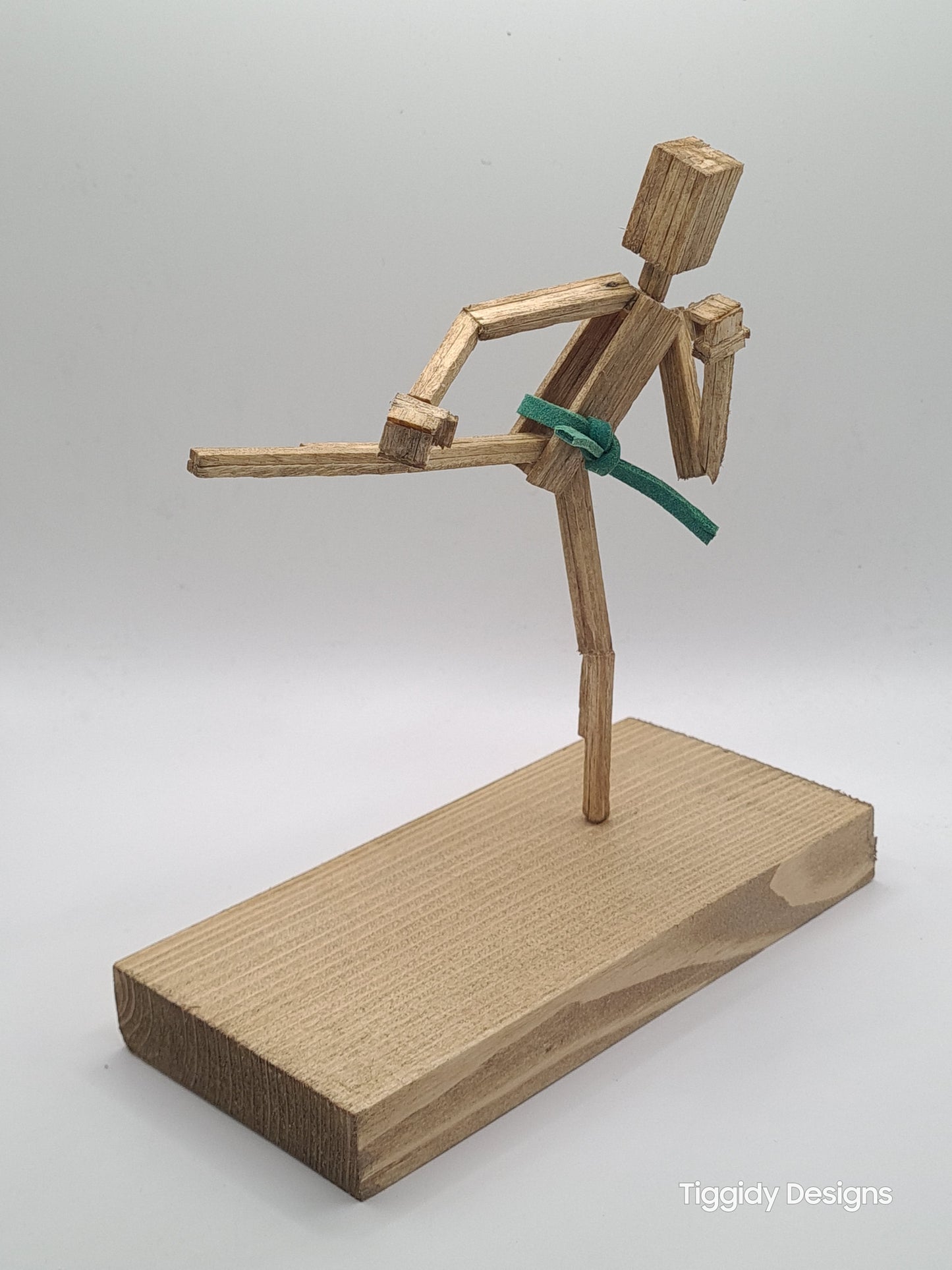Side Kick - Handcrafted Wooden Matchstick Figures - Gifts, Ornaments and Decor By Tiggidy Designs