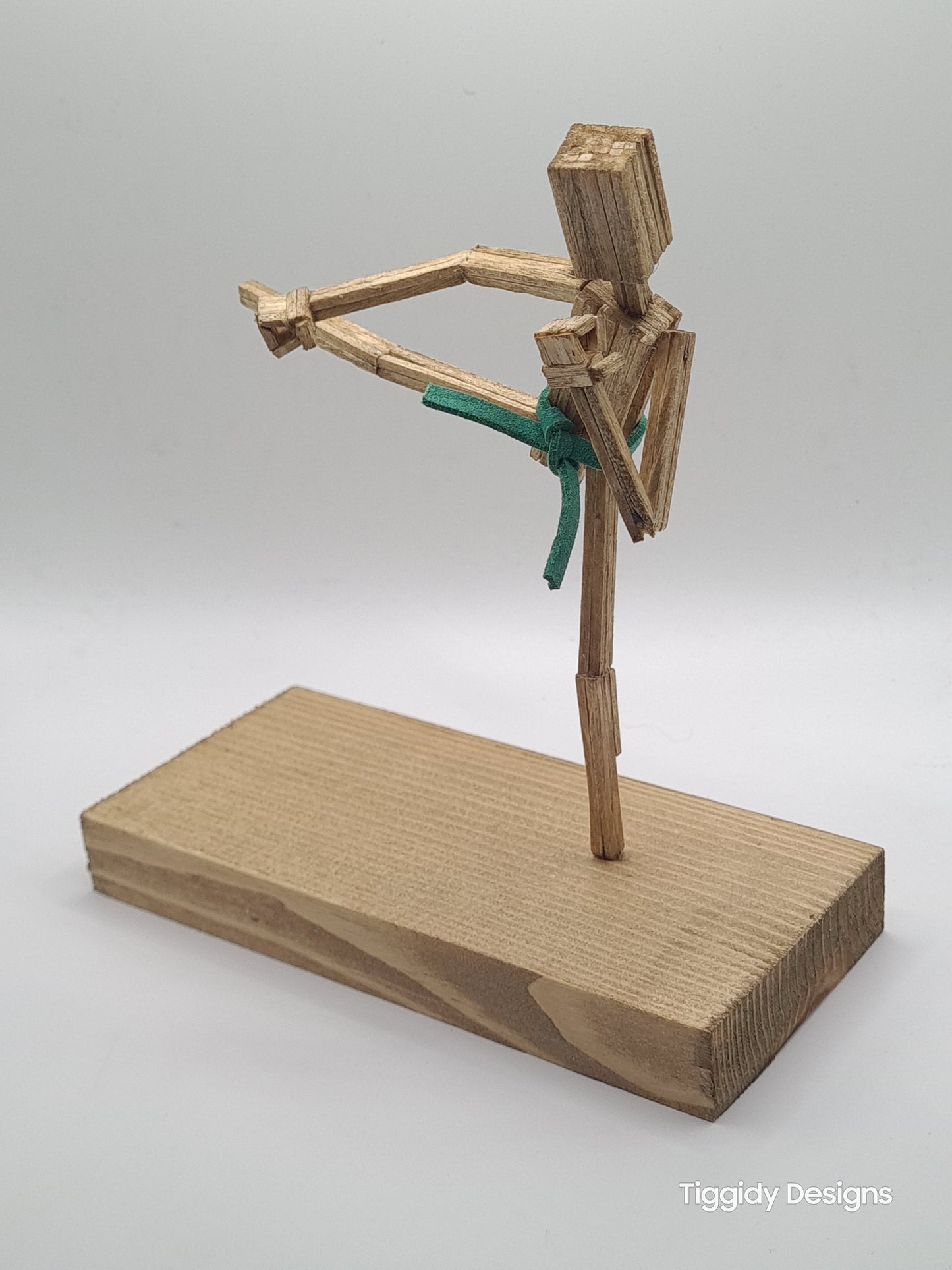 Side Kick - Handcrafted Wooden Matchstick Figures - Gifts, Ornaments and Decor By Tiggidy Designs