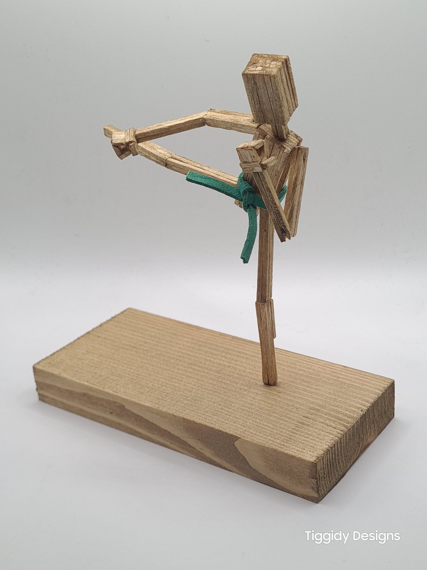 Side Kick - Handcrafted Wooden Matchstick Figures - Gifts, Ornaments and Decor By Tiggidy Designs