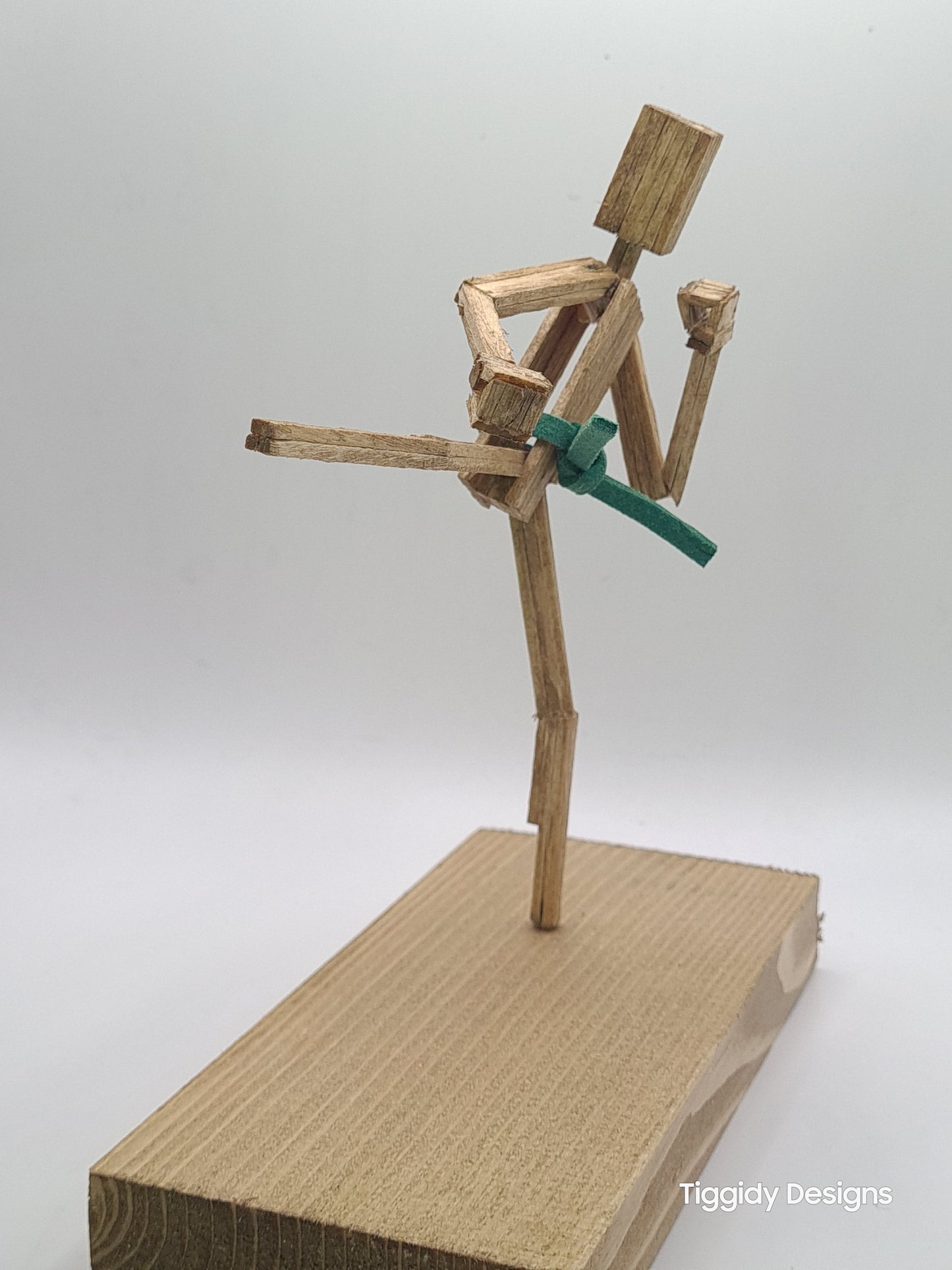 Side Kick - Handcrafted Wooden Matchstick Figures - Gifts, Ornaments and Decor By Tiggidy Designs