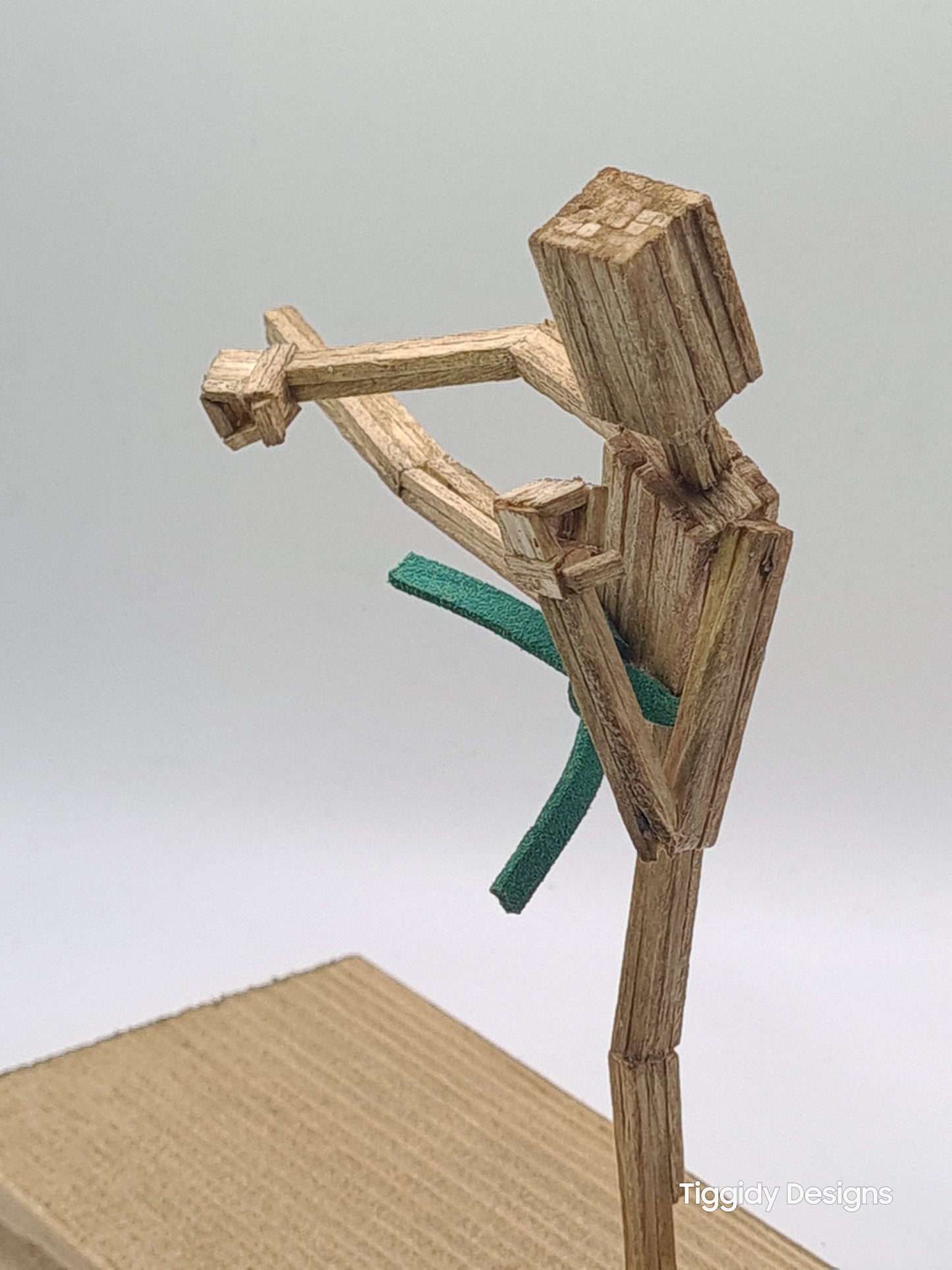 Side Kick - Handcrafted Wooden Matchstick Figures - Gifts, Ornaments and Decor By Tiggidy Designs