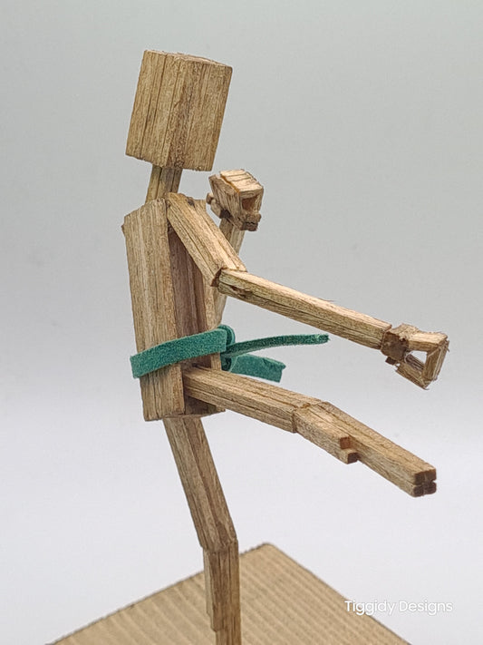 Side Kick - Handcrafted Wooden Matchstick Figures - Gifts, Ornaments and Decor By Tiggidy Designs