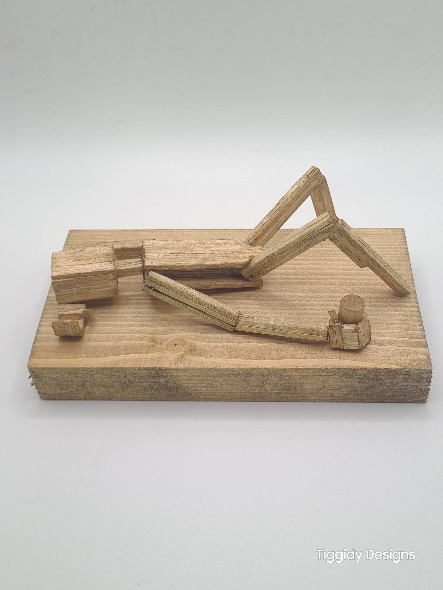 Chillin' With A Bevvy - Handcrafted Wooden Matchstick Figures - Gifts, Ornaments and Decor By Tiggidy Designs