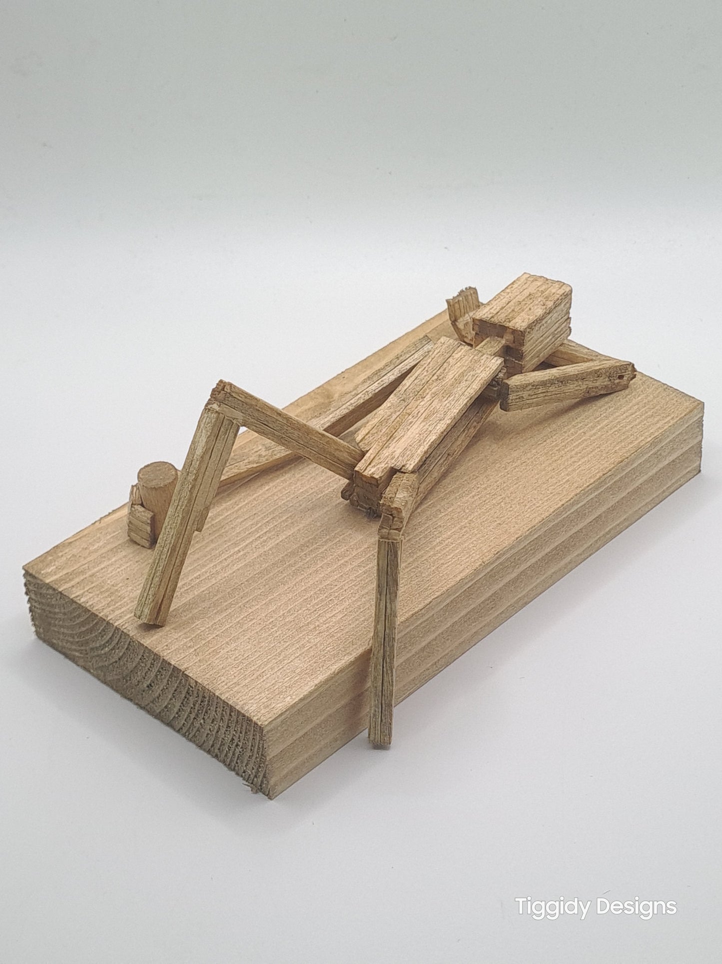 Chillin' With A Bevvy - Handcrafted Wooden Matchstick Figures - Gifts, Ornaments and Decor By Tiggidy Designs