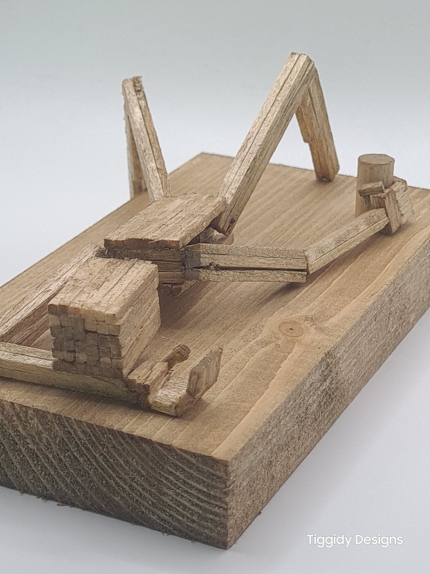 Chillin' With A Bevvy - Handcrafted Wooden Matchstick Figures - Gifts, Ornaments and Decor By Tiggidy Designs