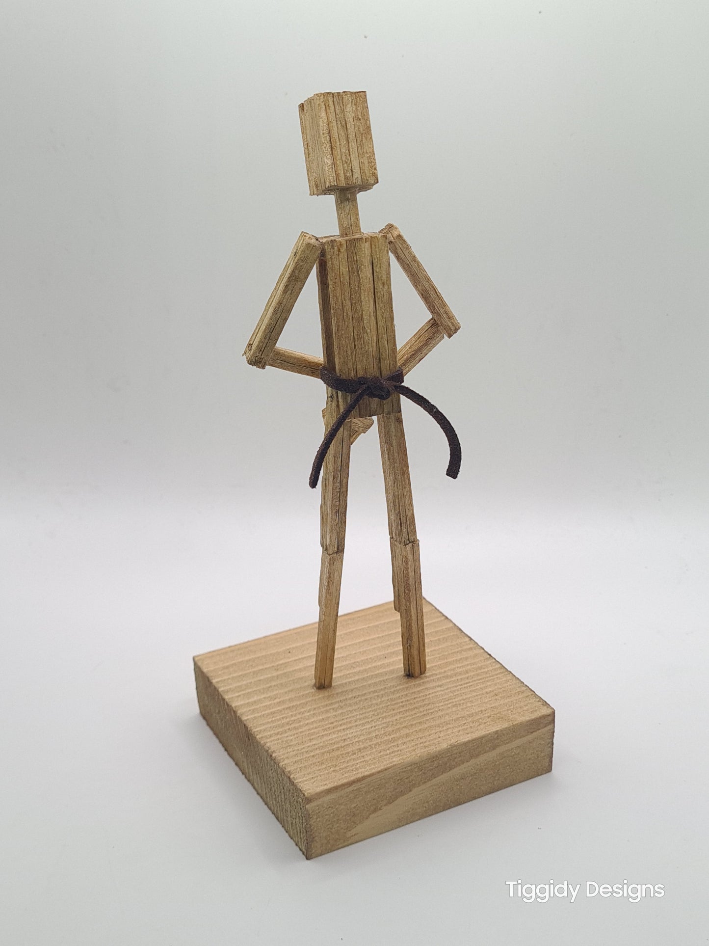 Resting Position - Handcrafted Wooden Matchstick Figures - Gifts, Ornaments and Decor By Tiggidy Designs