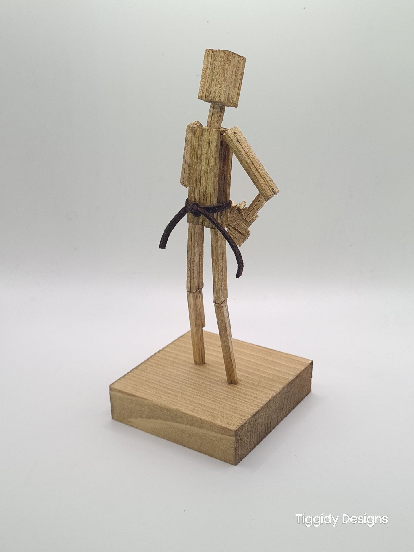 Resting Position - Handcrafted Wooden Matchstick Figures - Gifts, Ornaments and Decor By Tiggidy Designs
