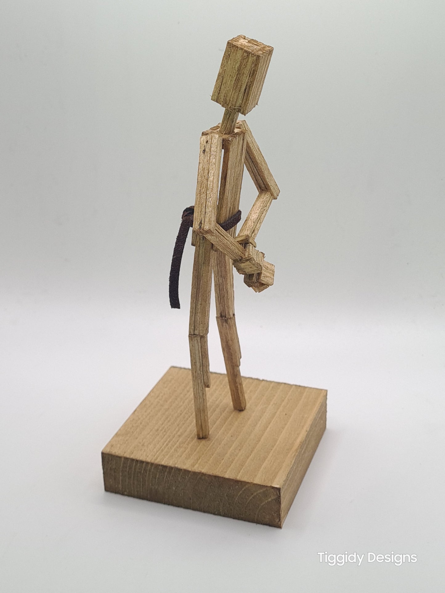 Resting Position - Handcrafted Wooden Matchstick Figures - Gifts, Ornaments and Decor By Tiggidy Designs