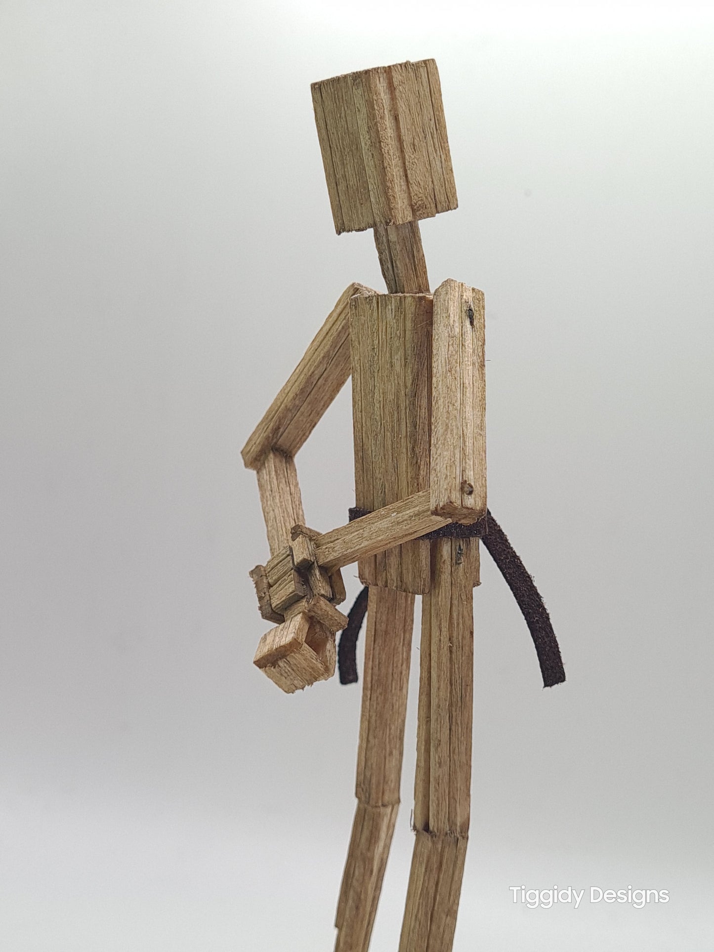 Resting Position - Handcrafted Wooden Matchstick Figures - Gifts, Ornaments and Decor By Tiggidy Designs