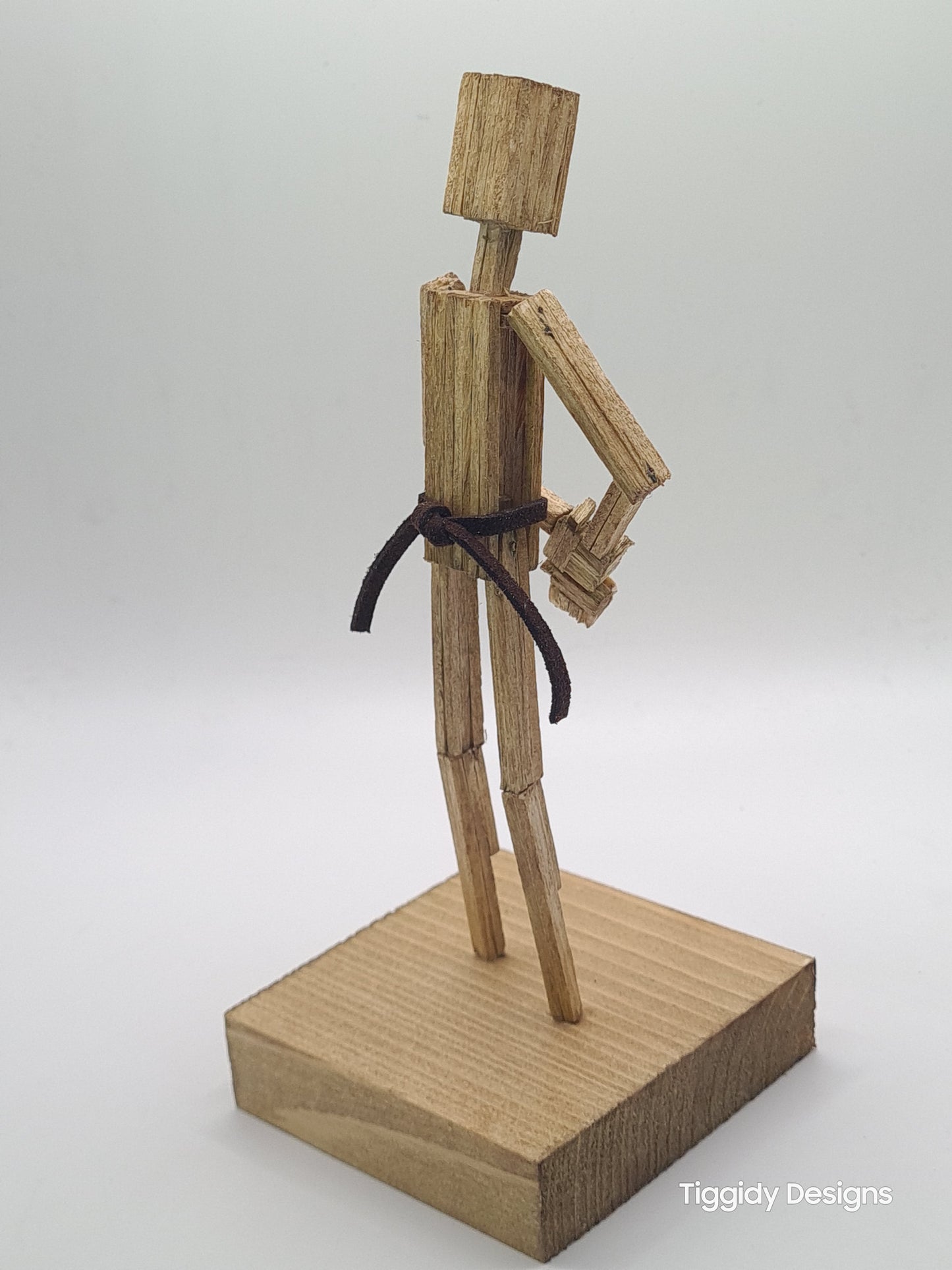 Resting Position - Handcrafted Wooden Matchstick Figures - Gifts, Ornaments and Decor By Tiggidy Designs