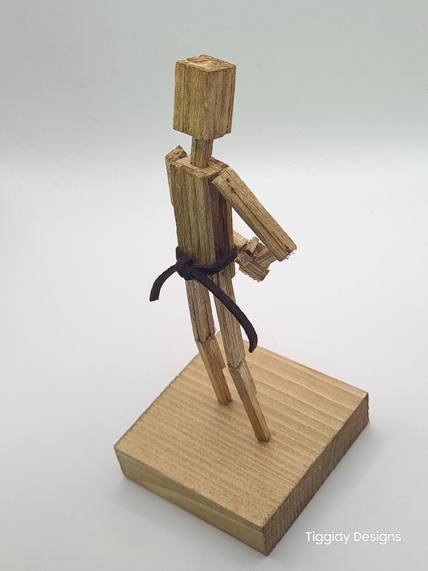Resting Position - Handcrafted Wooden Matchstick Figures - Gifts, Ornaments and Decor By Tiggidy Designs