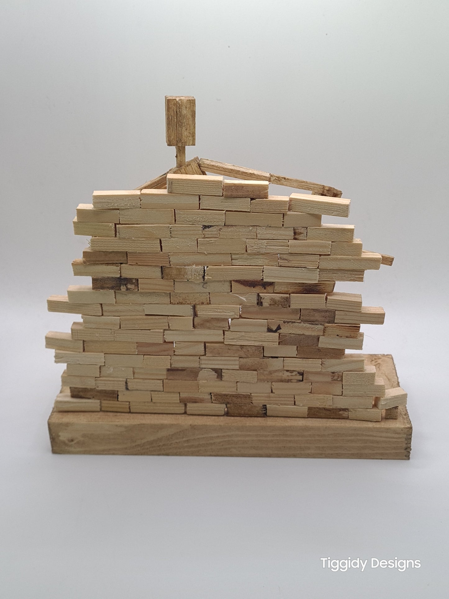 Flying Kick - Handcrafted Wooden Matchstick Figures - Gifts, Ornaments and Decor By Tiggidy Designs