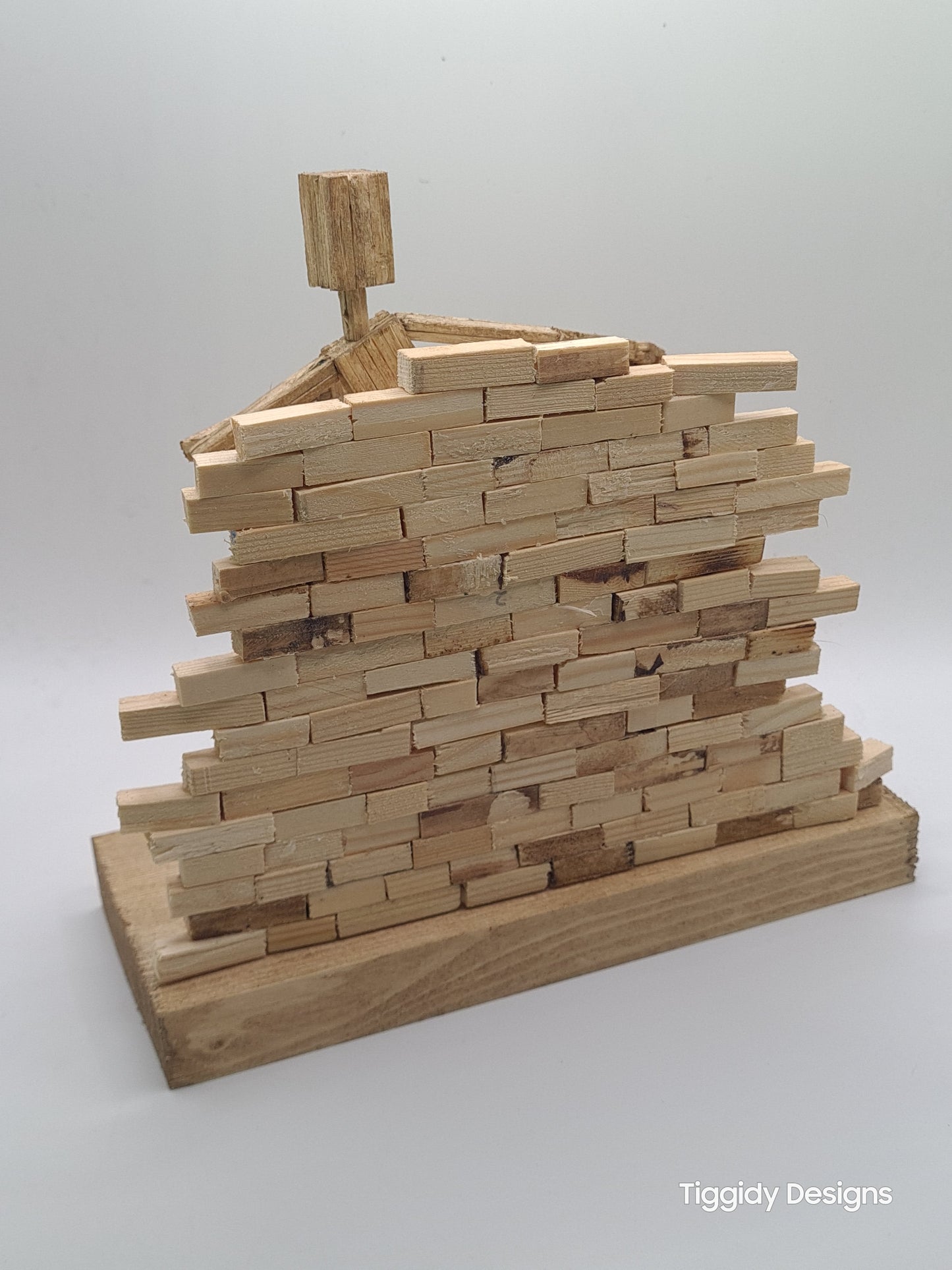 Flying Kick - Handcrafted Wooden Matchstick Figures - Gifts, Ornaments and Decor By Tiggidy Designs